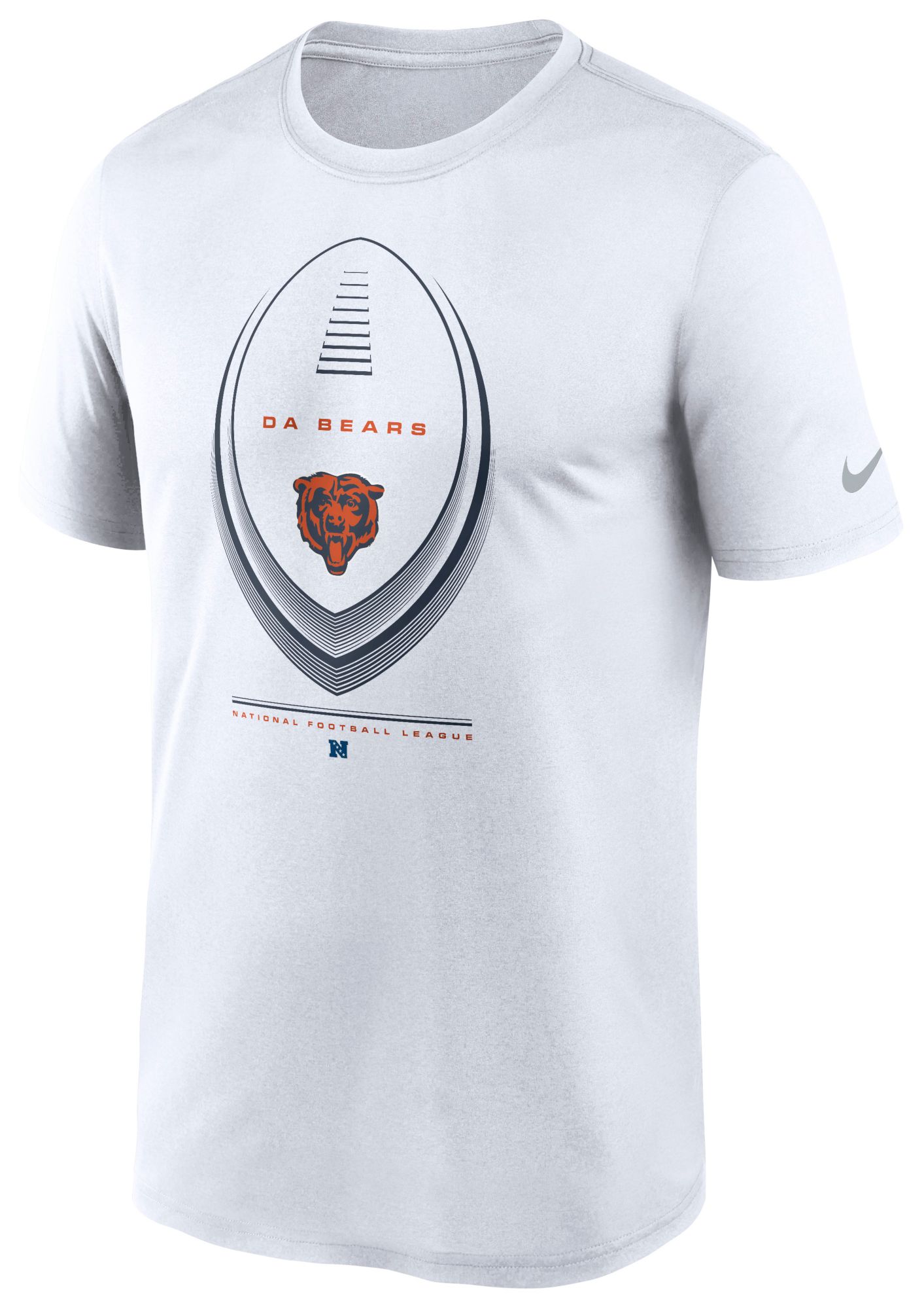 Nike Men's Chicago Bears White Icon Legend T-Shirt