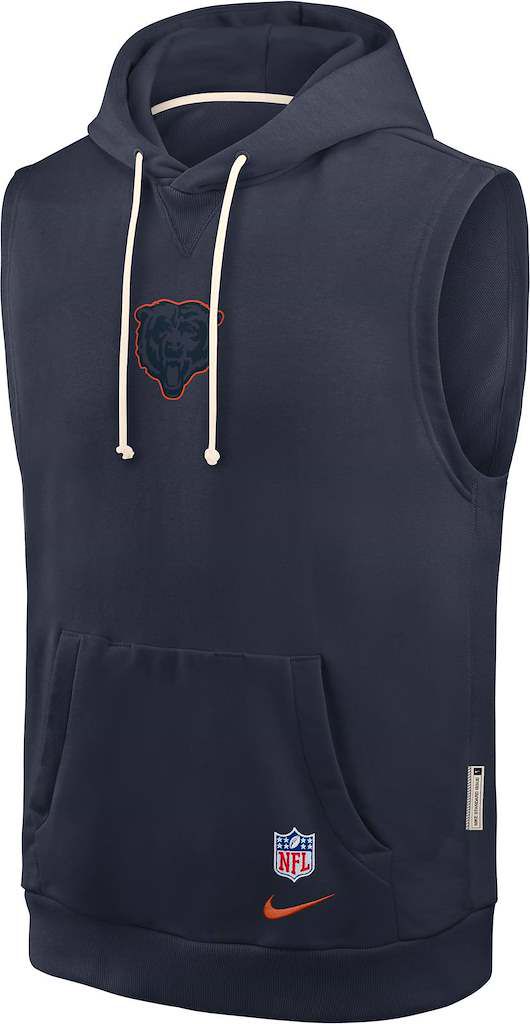 Nike Men's Chicago Bears NFL Rivalries Sleeveless Hoodie