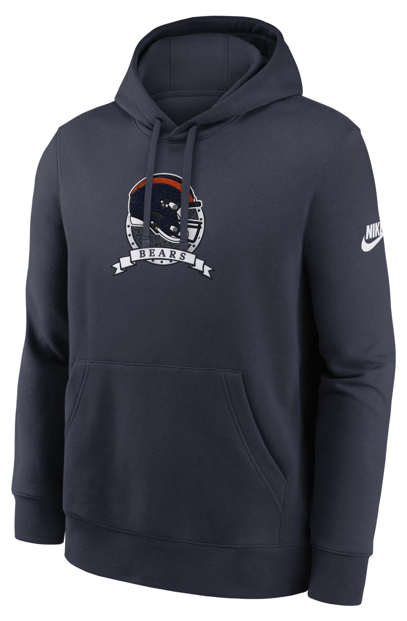 Nike Men's Chicago Bears Marine Club Fleece Rewind Hoodie