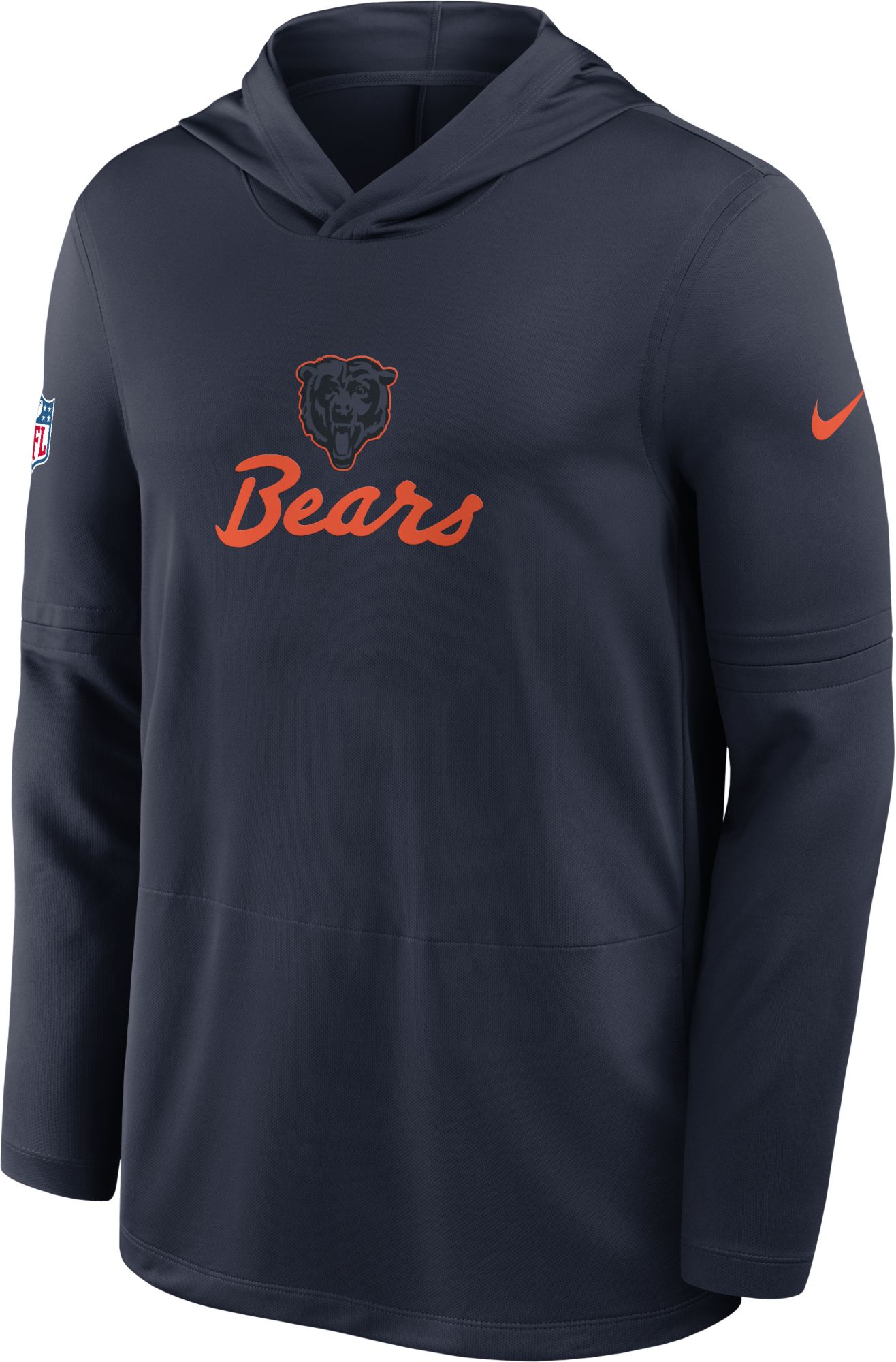 Nike Men's Chicago Bears NFL Rivalries Dri-FIT Long Sleeve Hooded Shirt