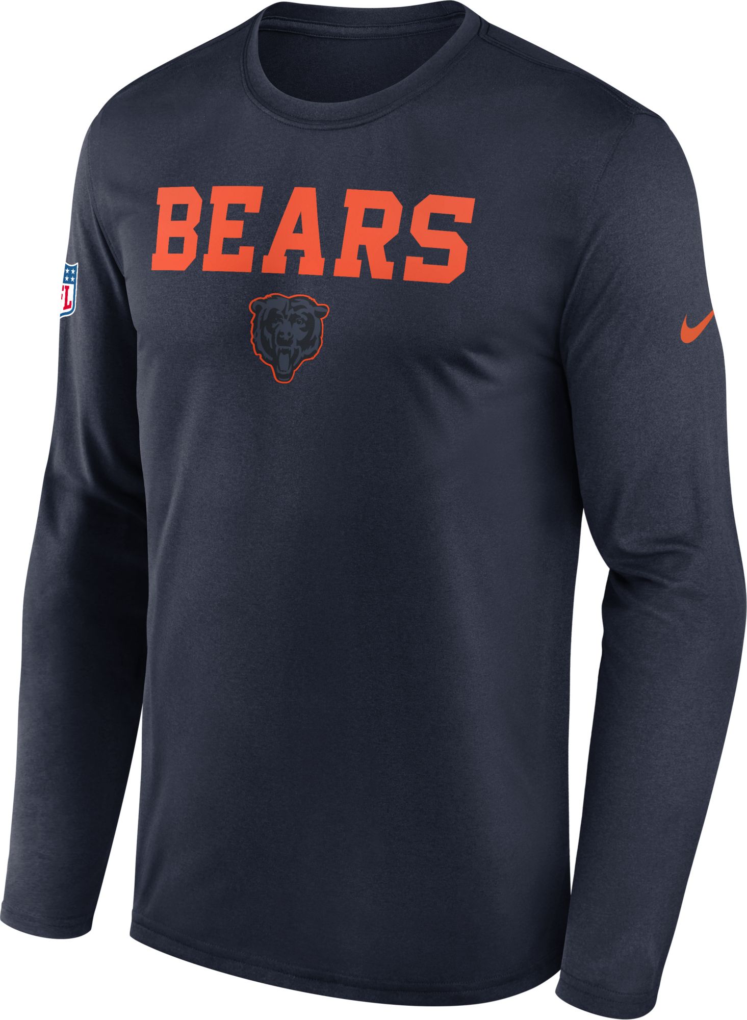 Nike Men's Chicago Bears NFL Rivalries Legend Long Sleeve Shirt