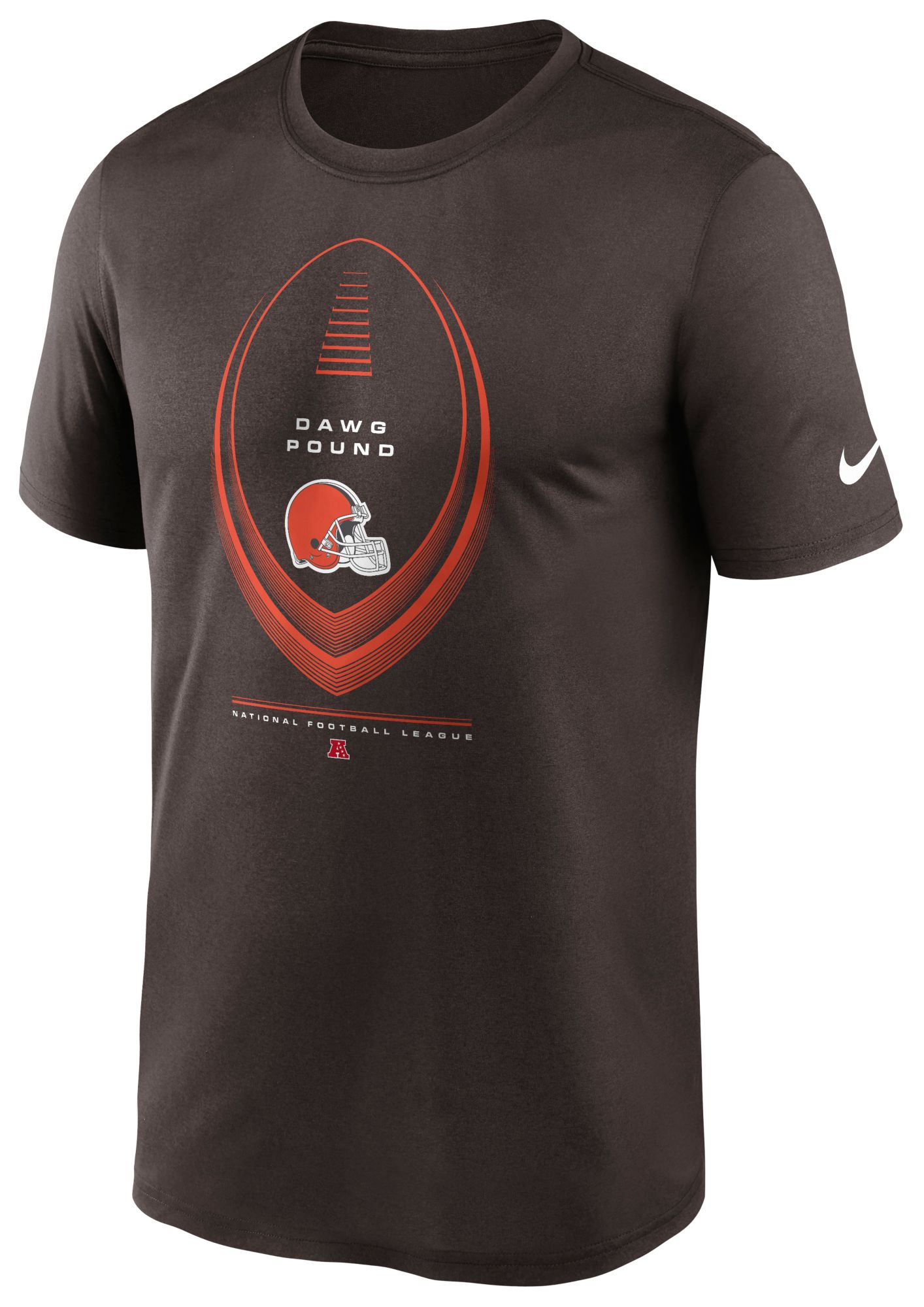 Nike Men's Cleveland Browns Brown Icon Legend T-Shirt