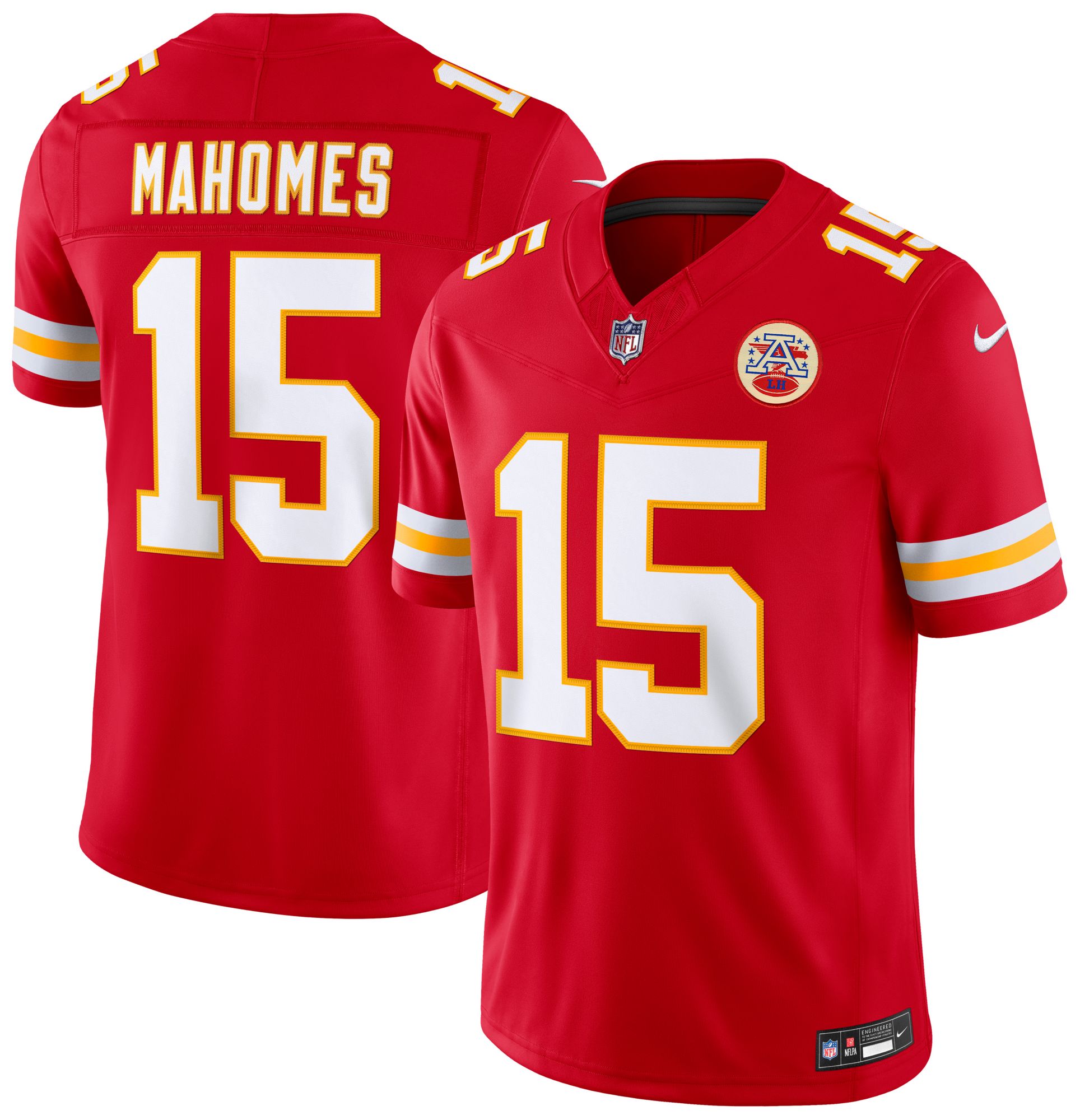 Nike Men's Kansas City Chiefs Red Patrick Mahomes #15 Home Limited Jersey