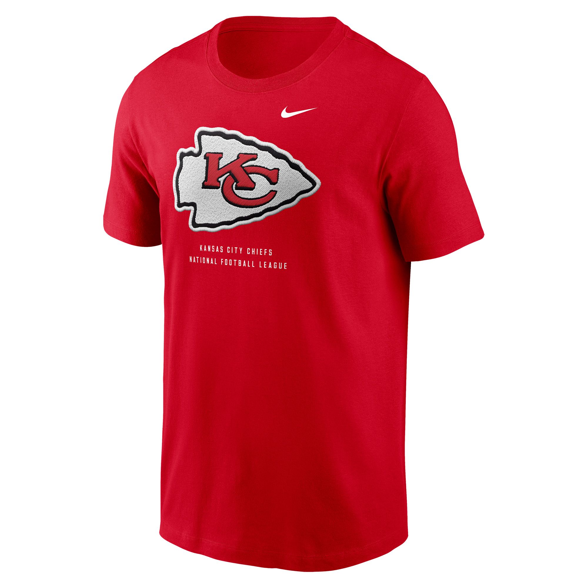 Nike Men's Kansas City Chiefs Red Essential Logo T-Shirt