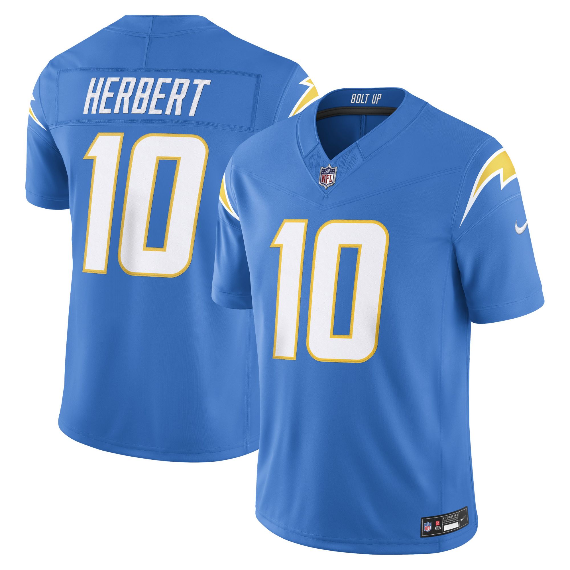 Nike Men's Los Angeles Chargers Justin Herbert #10 Blue Alternate Limited Jersey