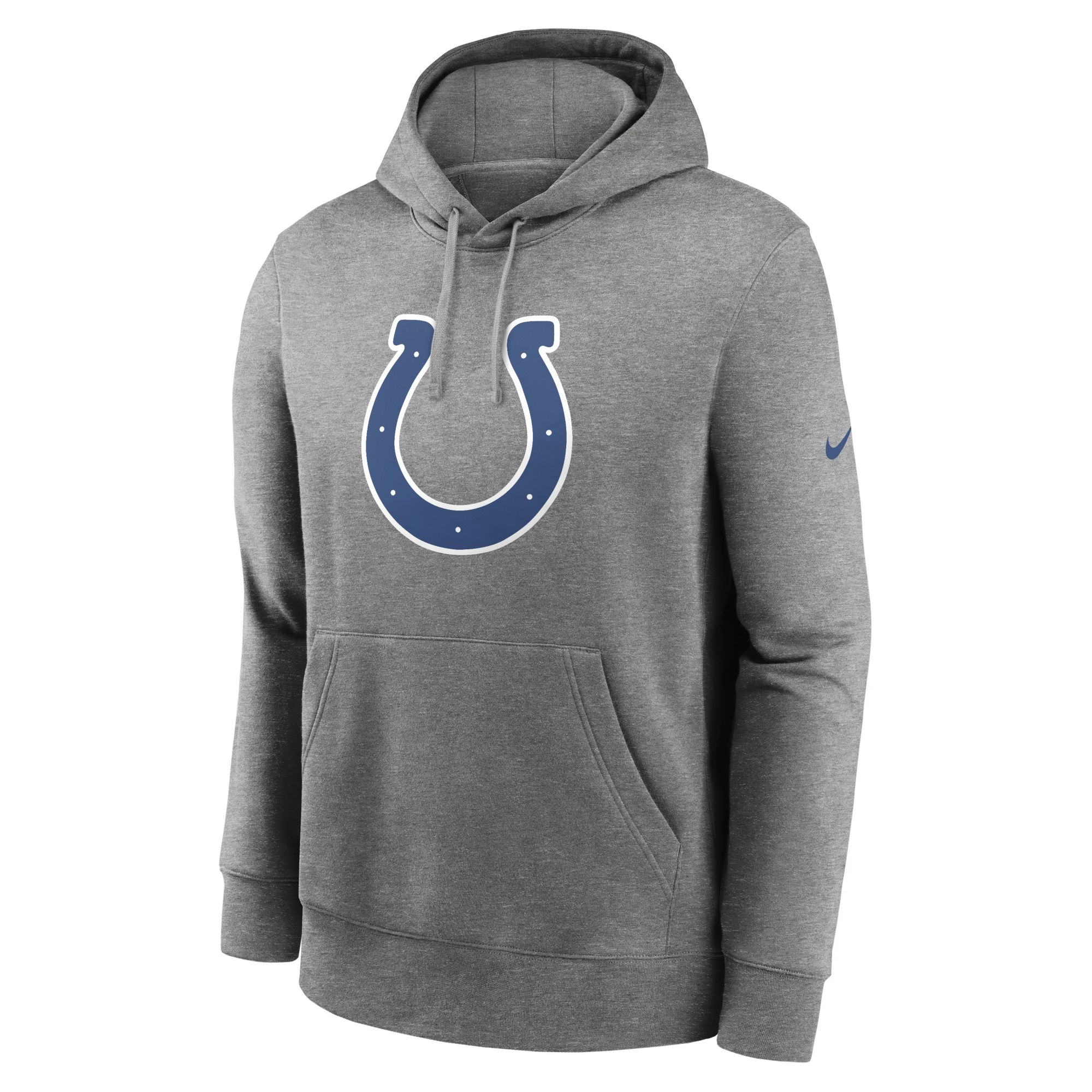 Nike Men's Indianapolis Colts Dark Gray Heather Club Fleece Hoodie