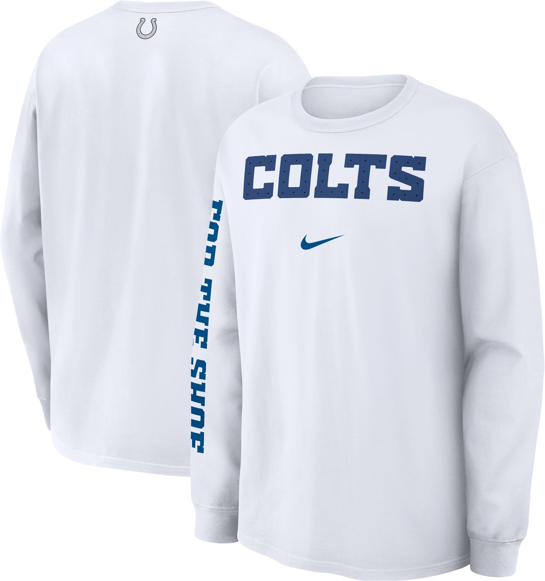 Nike Men's Indianapolis Colts NFL Rivalries Max90 Long Sleeve Shirt