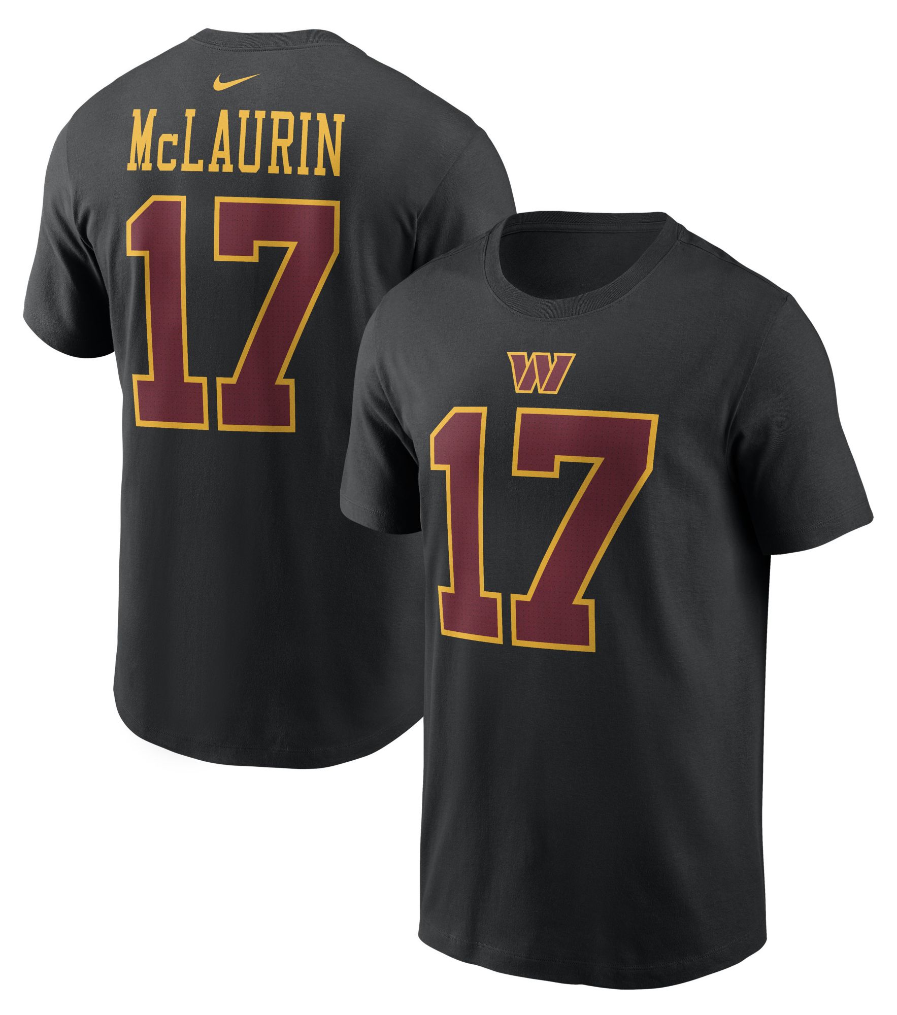 Nike Men's Washington Commanders Black Terry McLaurin #17 Alternate T-Shirt