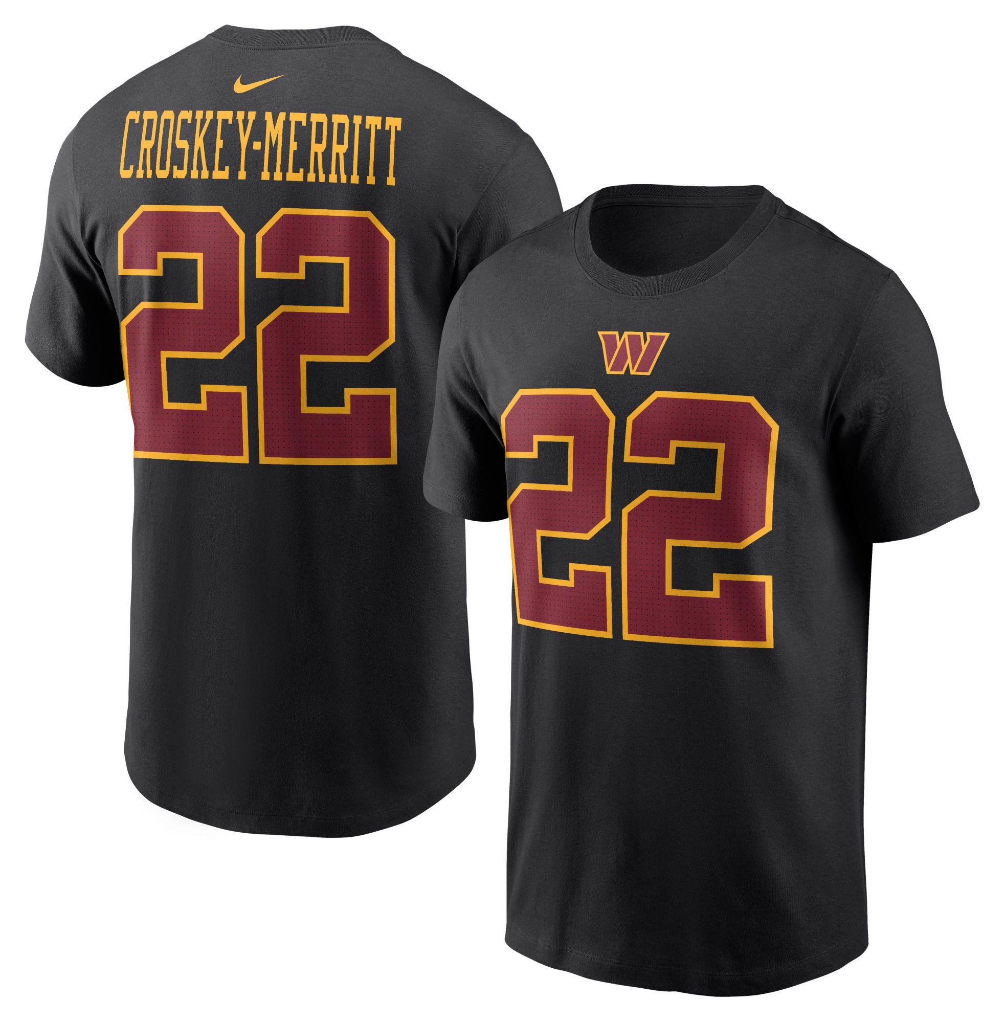 Nike Men's Washington Commanders Jacory Croskey-Merritt T-Shirt
