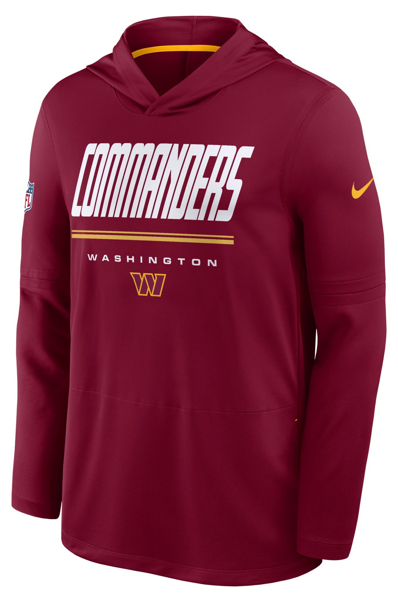Nike Men's Washington Commanders Red Long Sleeve Hooded Top