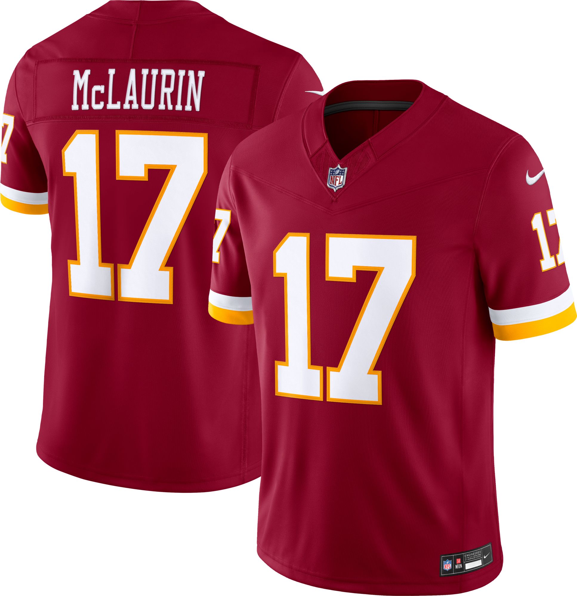 Nike Men's Washington Commanders Terry McLaurin #17 Red Home Limited Jersey