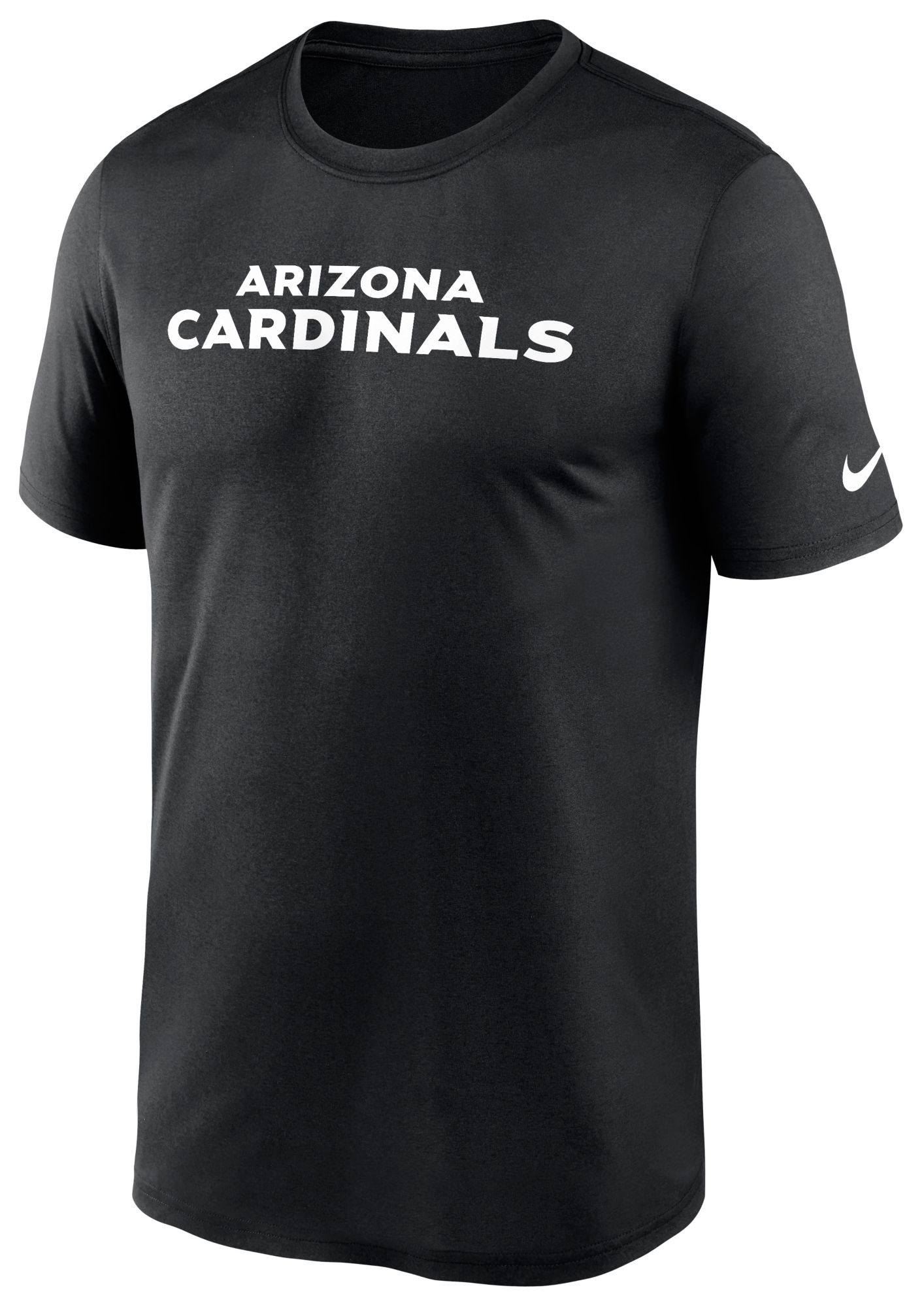 Nike Men's Arizona Cardinals Black Legend Wordmark Long Sleeve Shirt