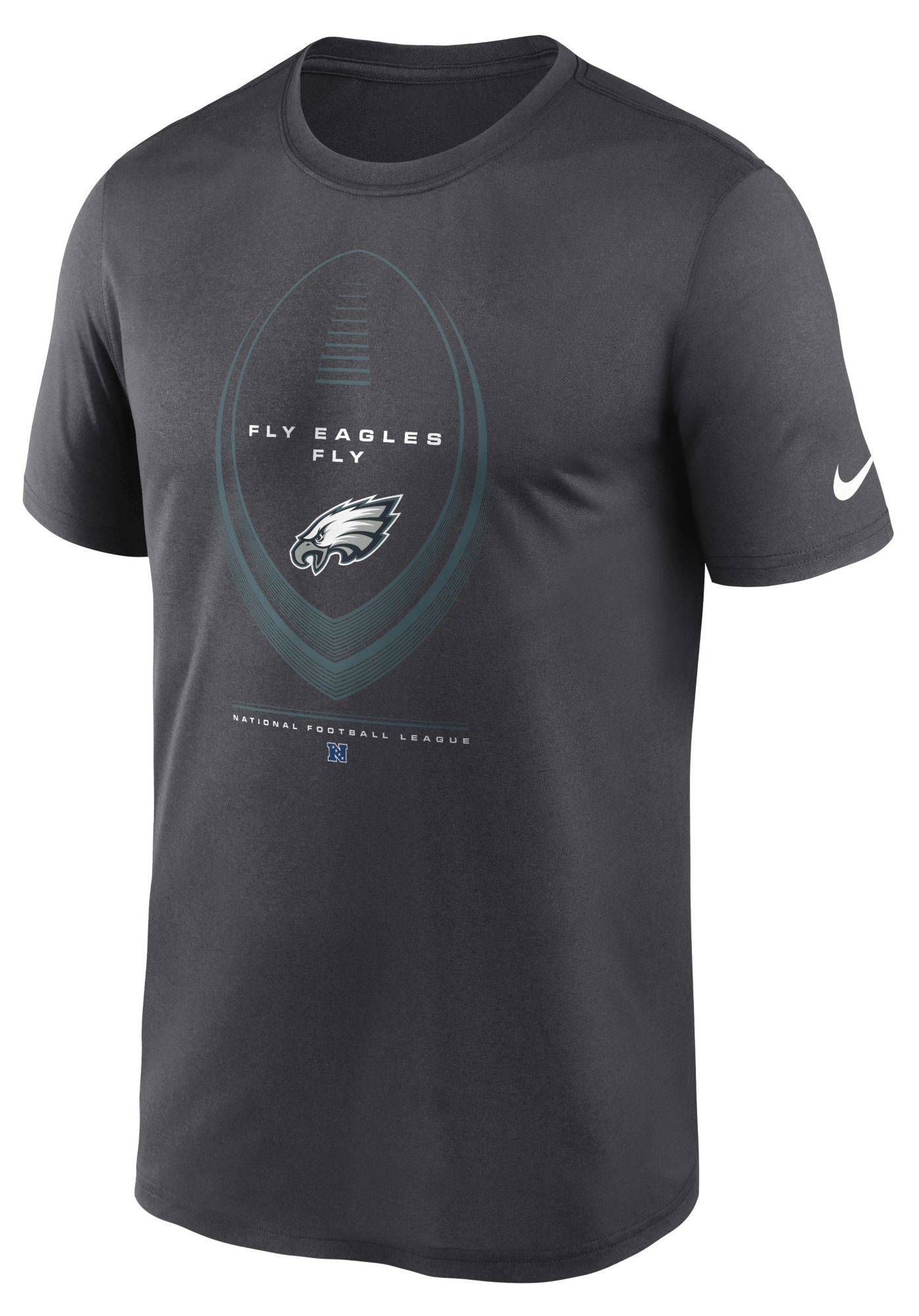 Nike Men's Philadelphia Eagles Anthracite Icon Legend T-Shirt