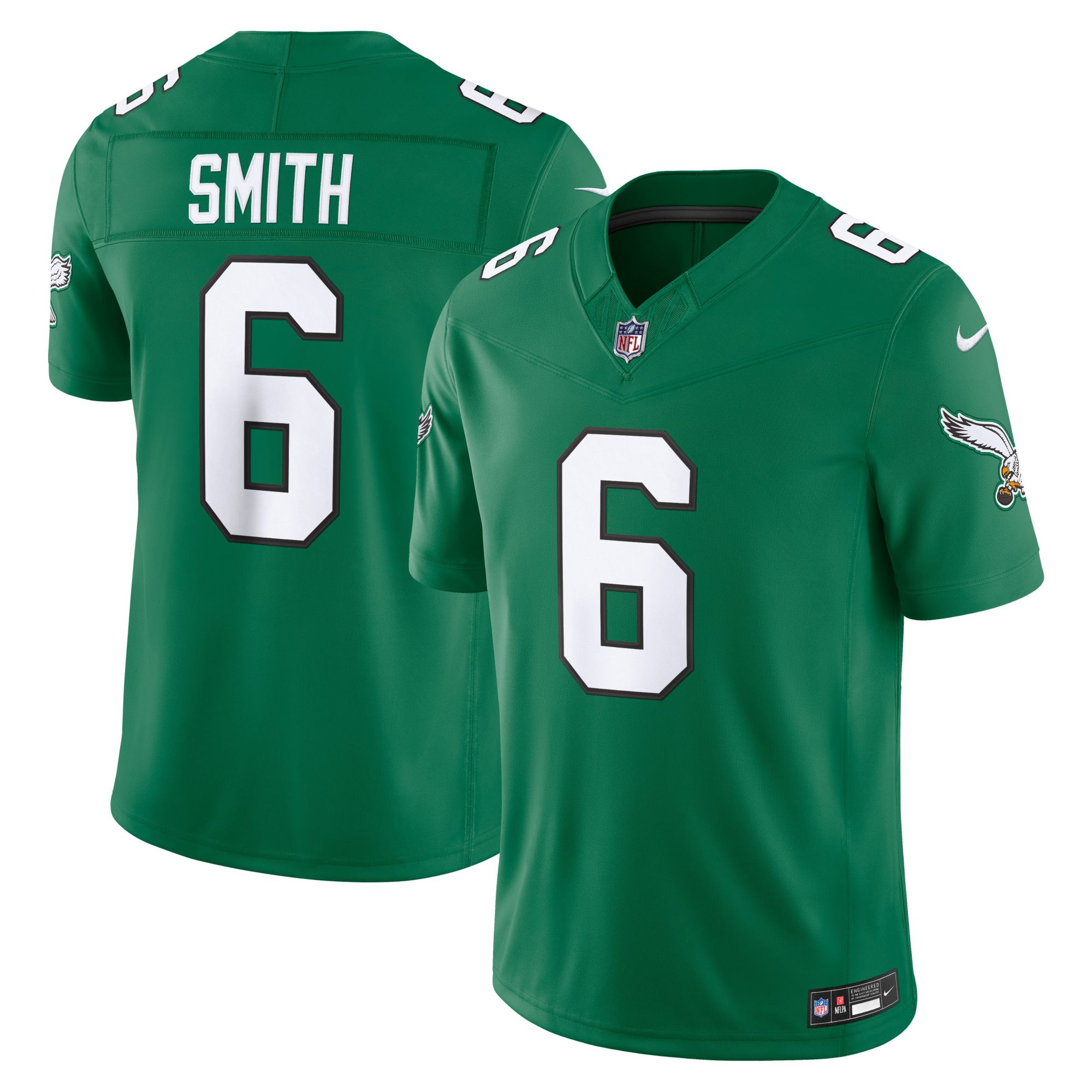 Nike Men's Philadelphia Eagles Devonta Smith #6 Green Alternate Limited Jersey