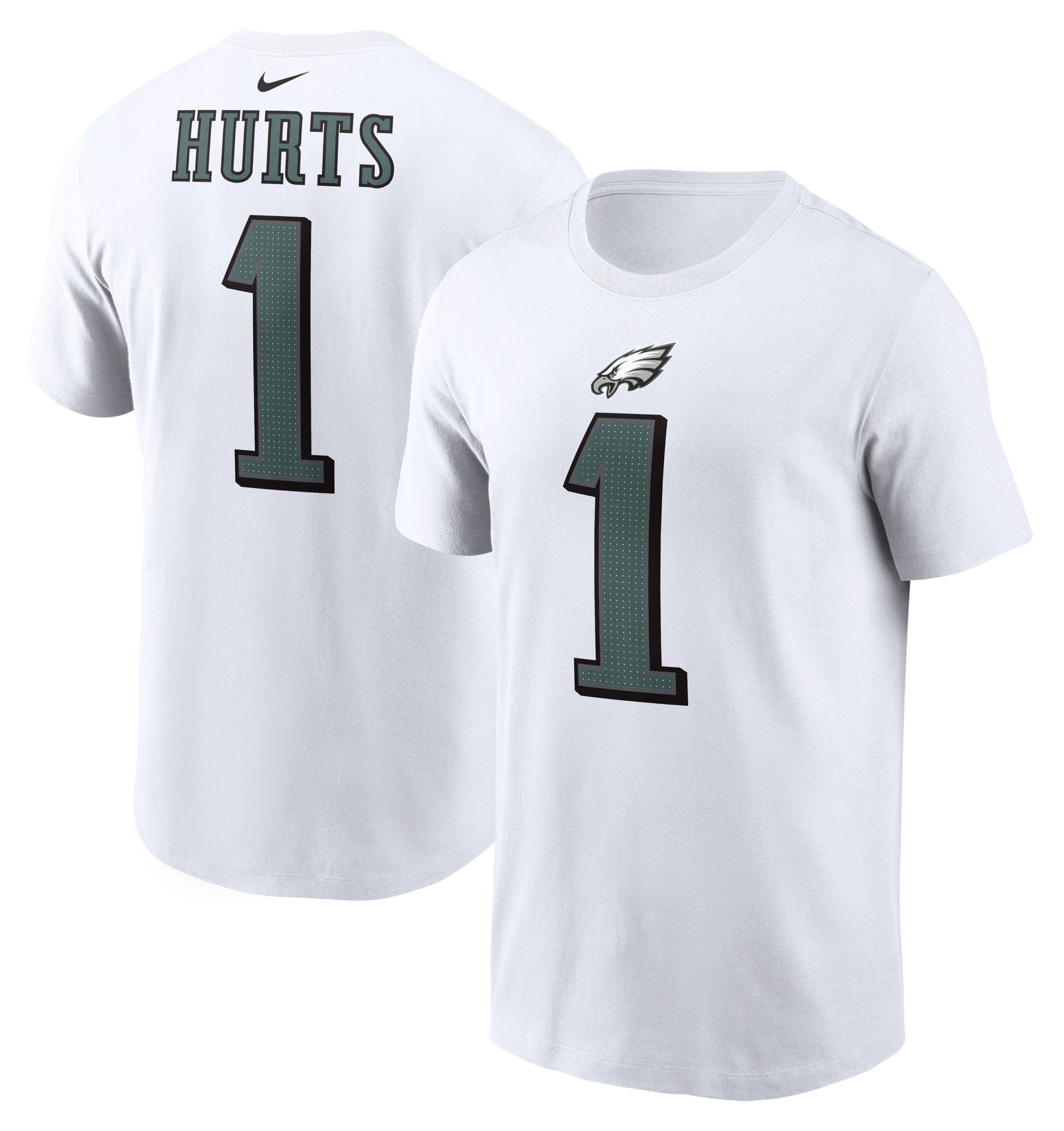 Nike Men's Philadelphia Eagles Jalen Hurts White T-Shirt