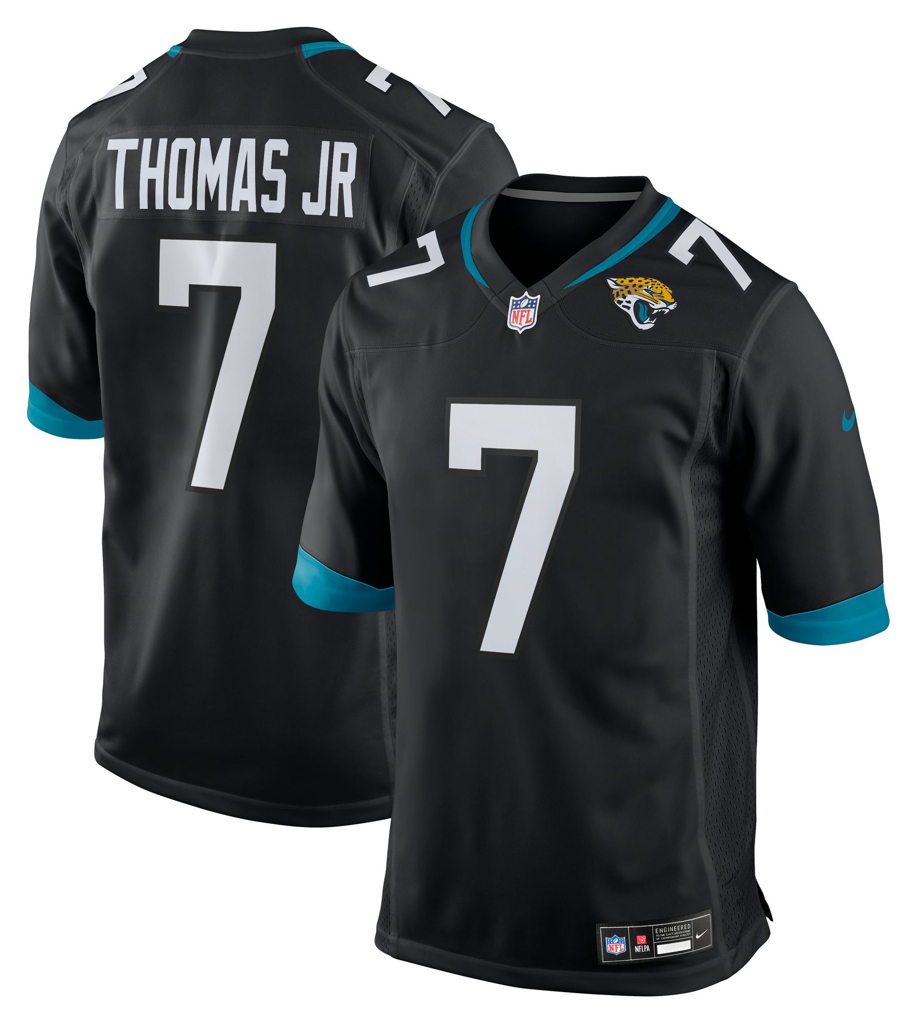 Nike Men's Jacksonville Jaguars Brian Thomas Jr. #7 Black Home Game Jersey
