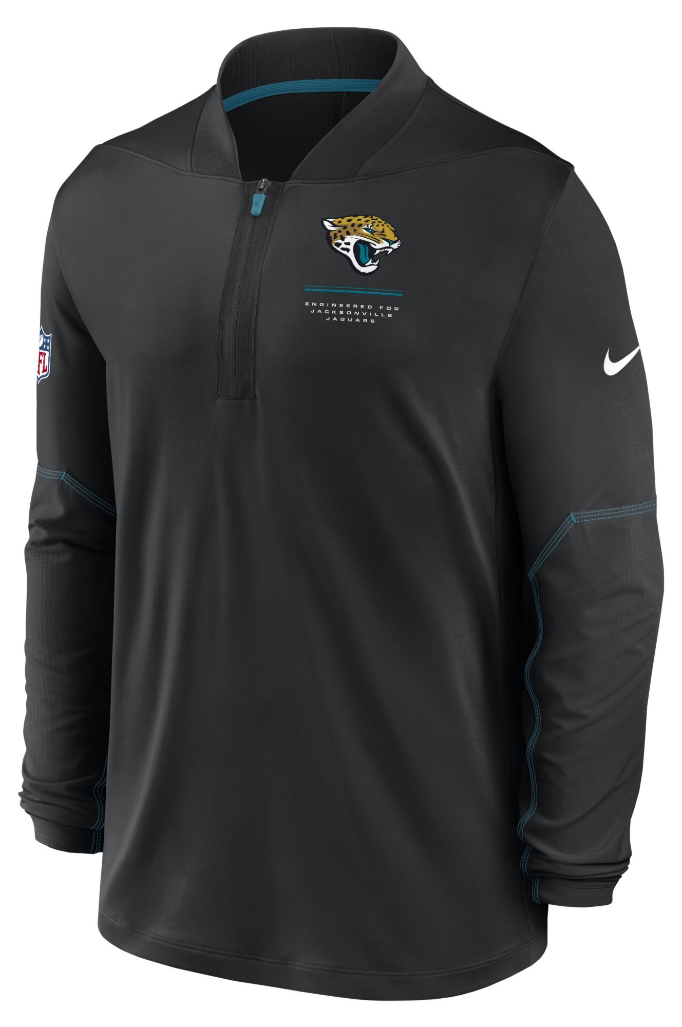 Nike Men's Jacksonville Jaguars Black Midweight 1/2 Zip