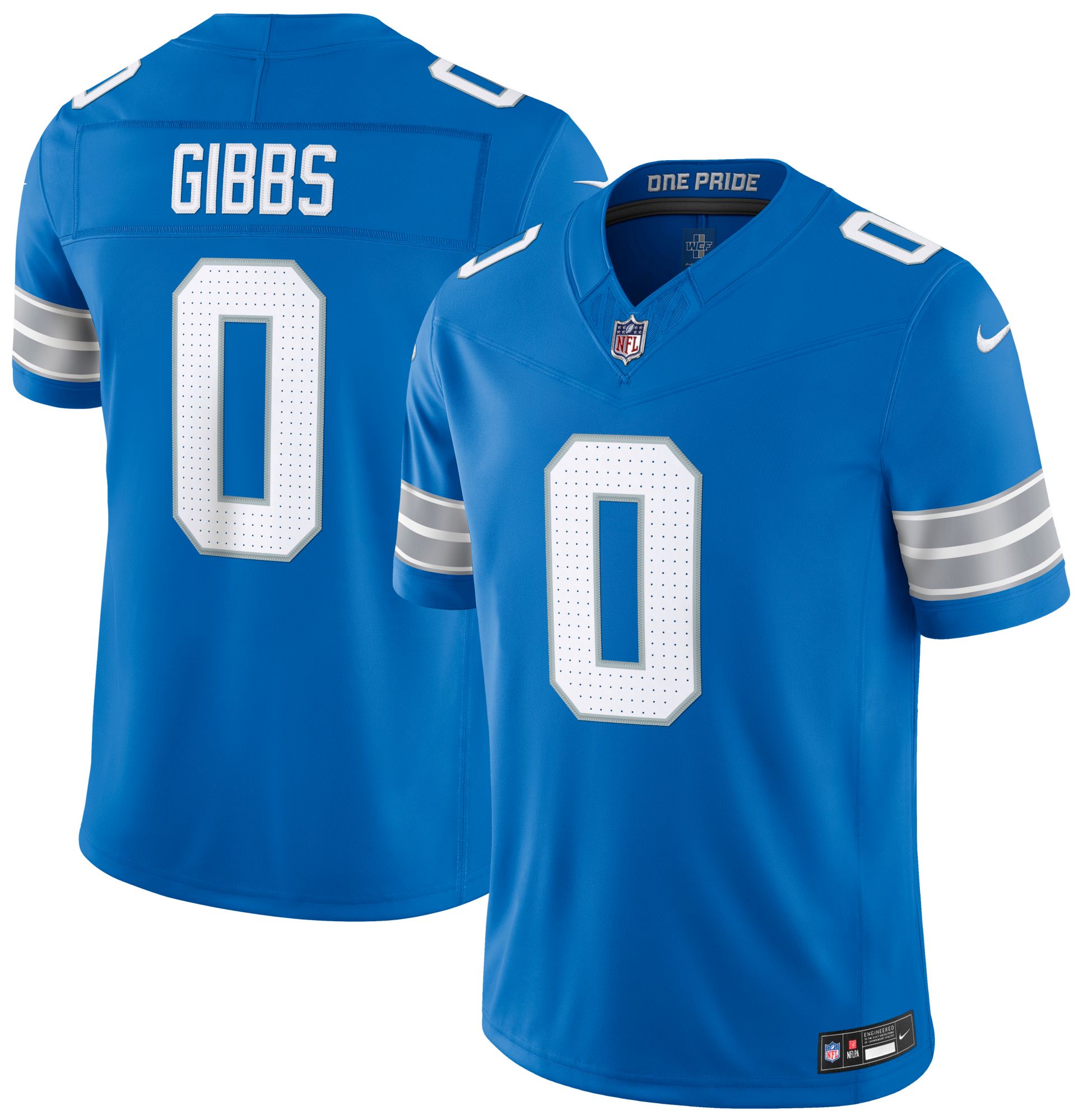 Nike Men's Detroit Lions Blue Jahmyr Gibbs #0 Limited Jersey
