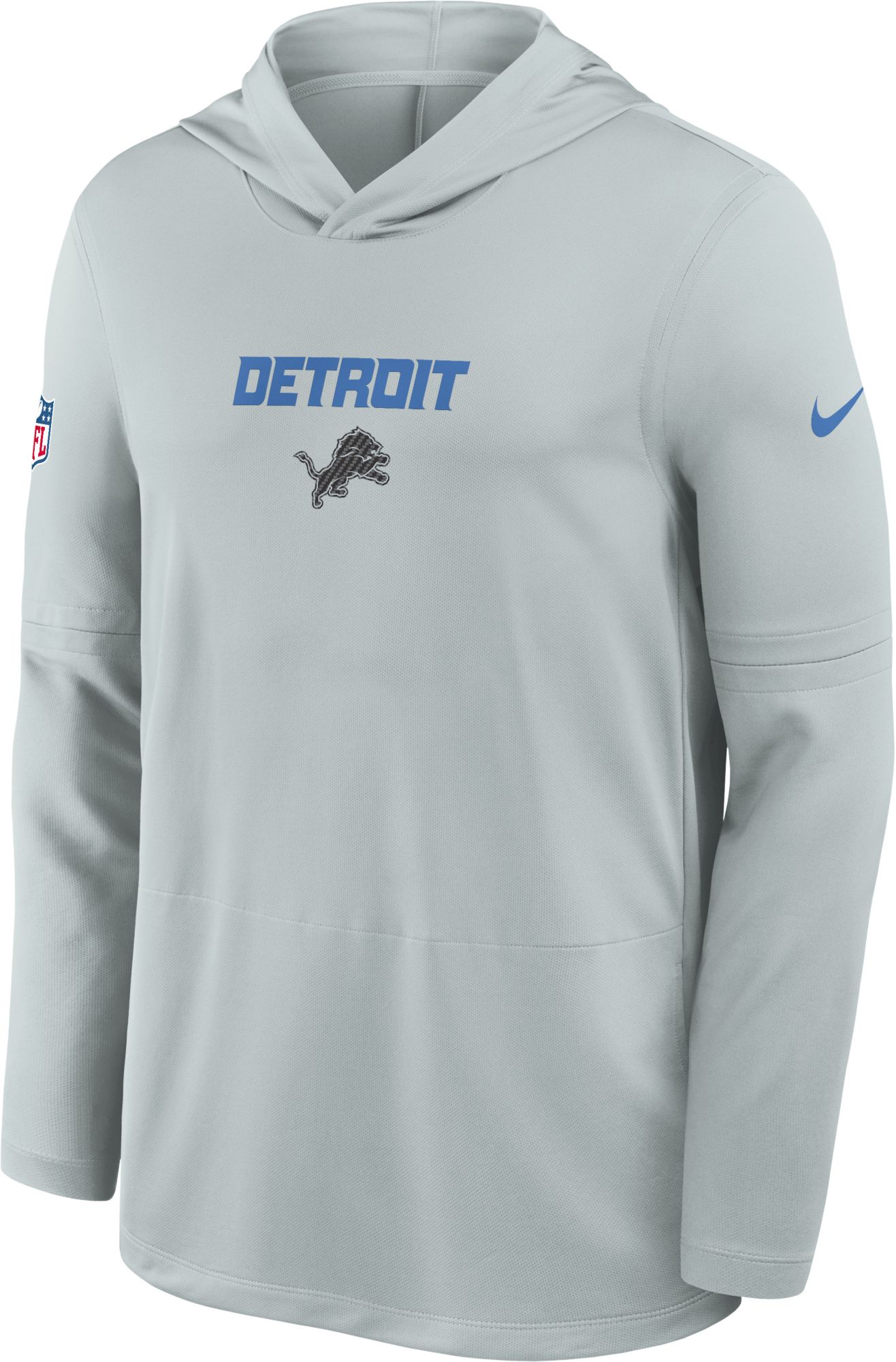 Nike Men's Detroit Lions NFL Rivalries Dri-FIT Long Sleeve Hooded Shirt