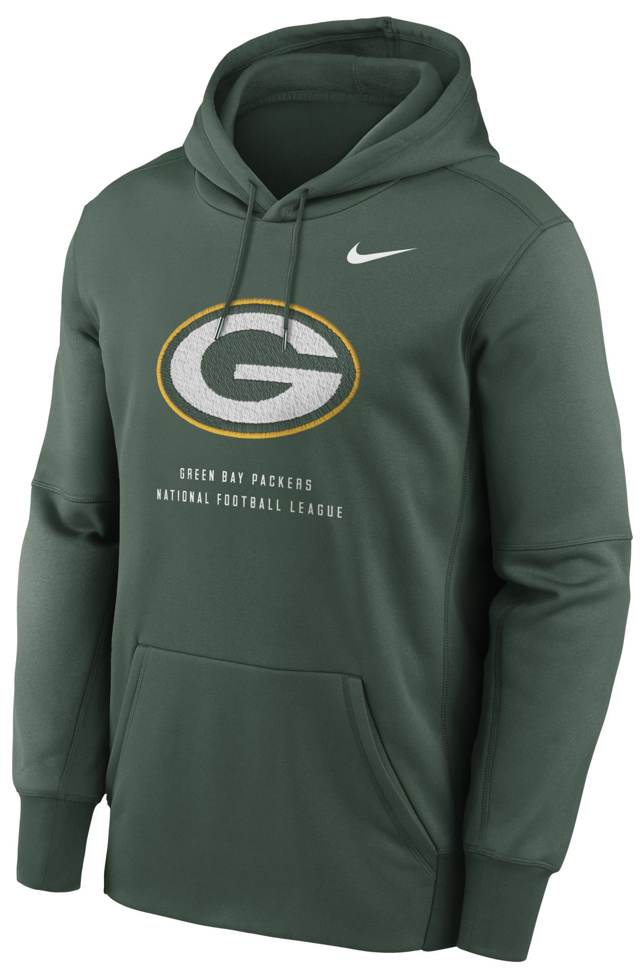 Nike Men's Green Bay Packers Fir Therma Fleece Hoodie