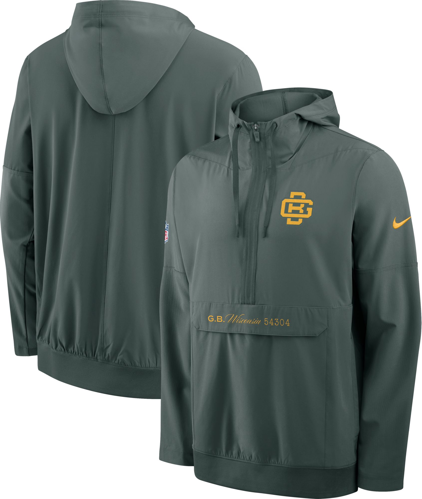 Nike Men's Green Bay Packers NFL Rivalries Anorak Jacket