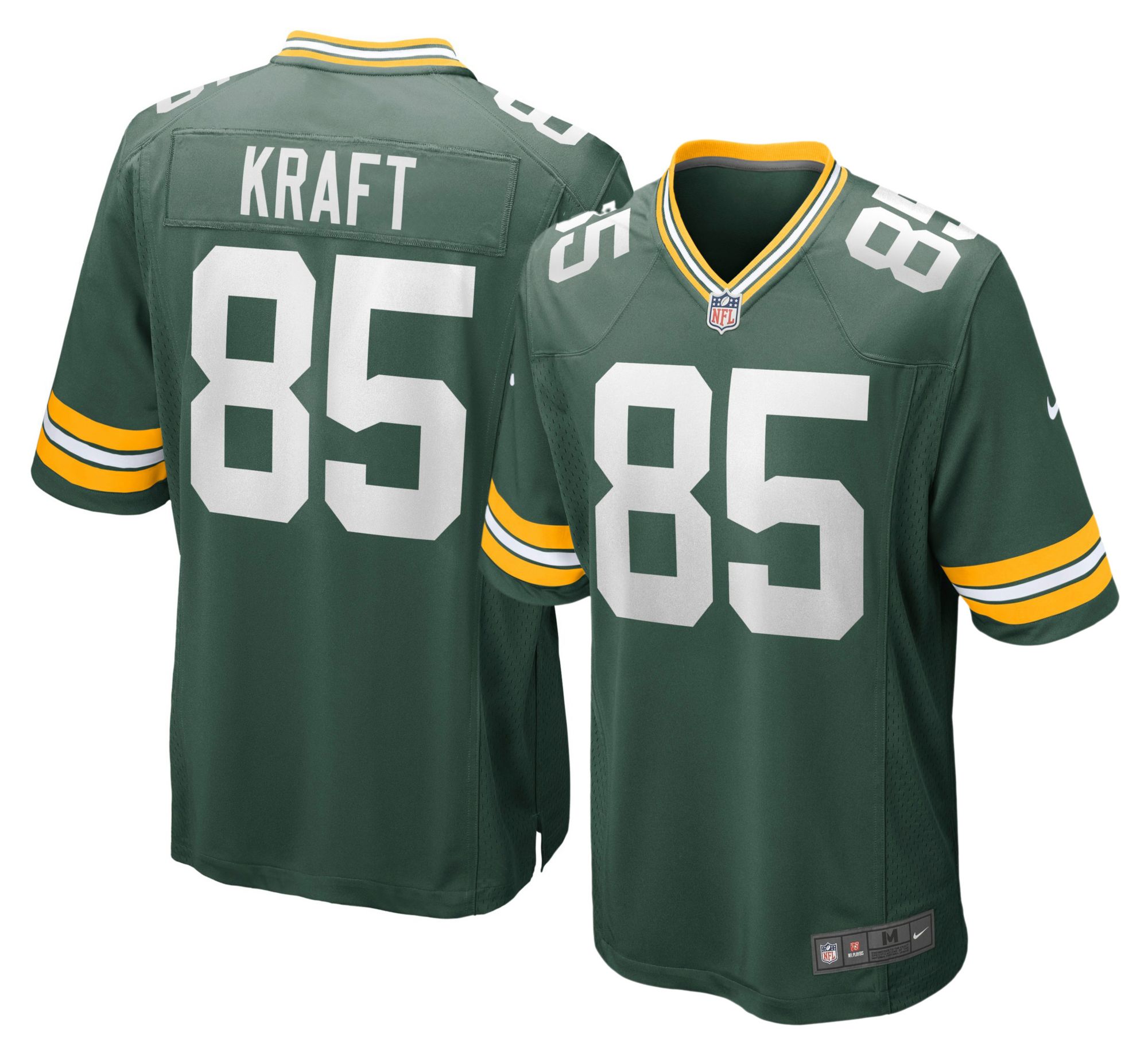 Nike Men's Green Bay Packers Tucker Kraft #85 Fir Home Game Jersey