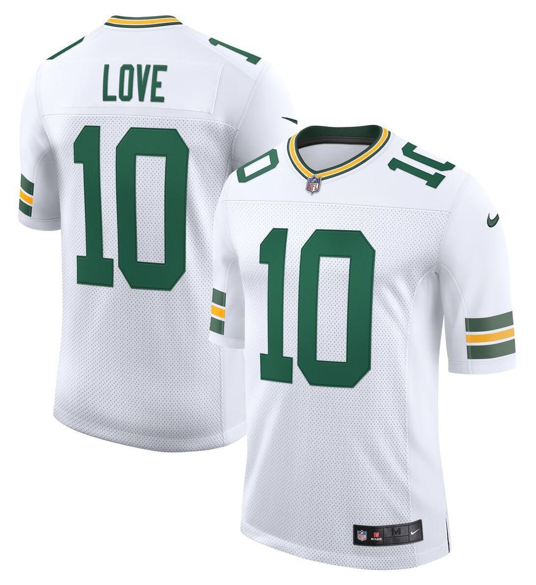 Nike Men's Green Bay Packers Jordan Love #10 White Road Limited Jersey
