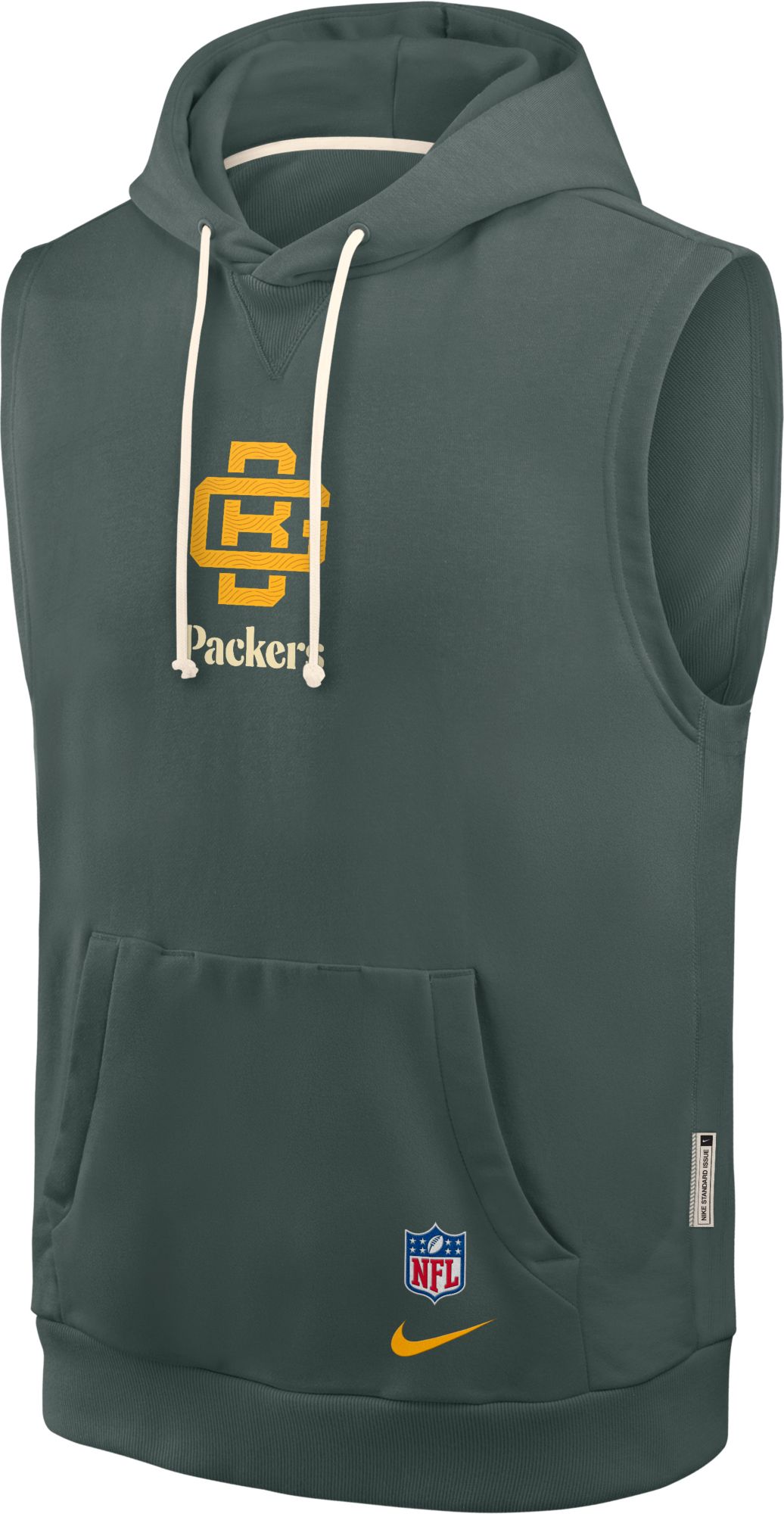 Nike Men's Green Bay Packers NFL Rivalries Sleeveless Hoodie