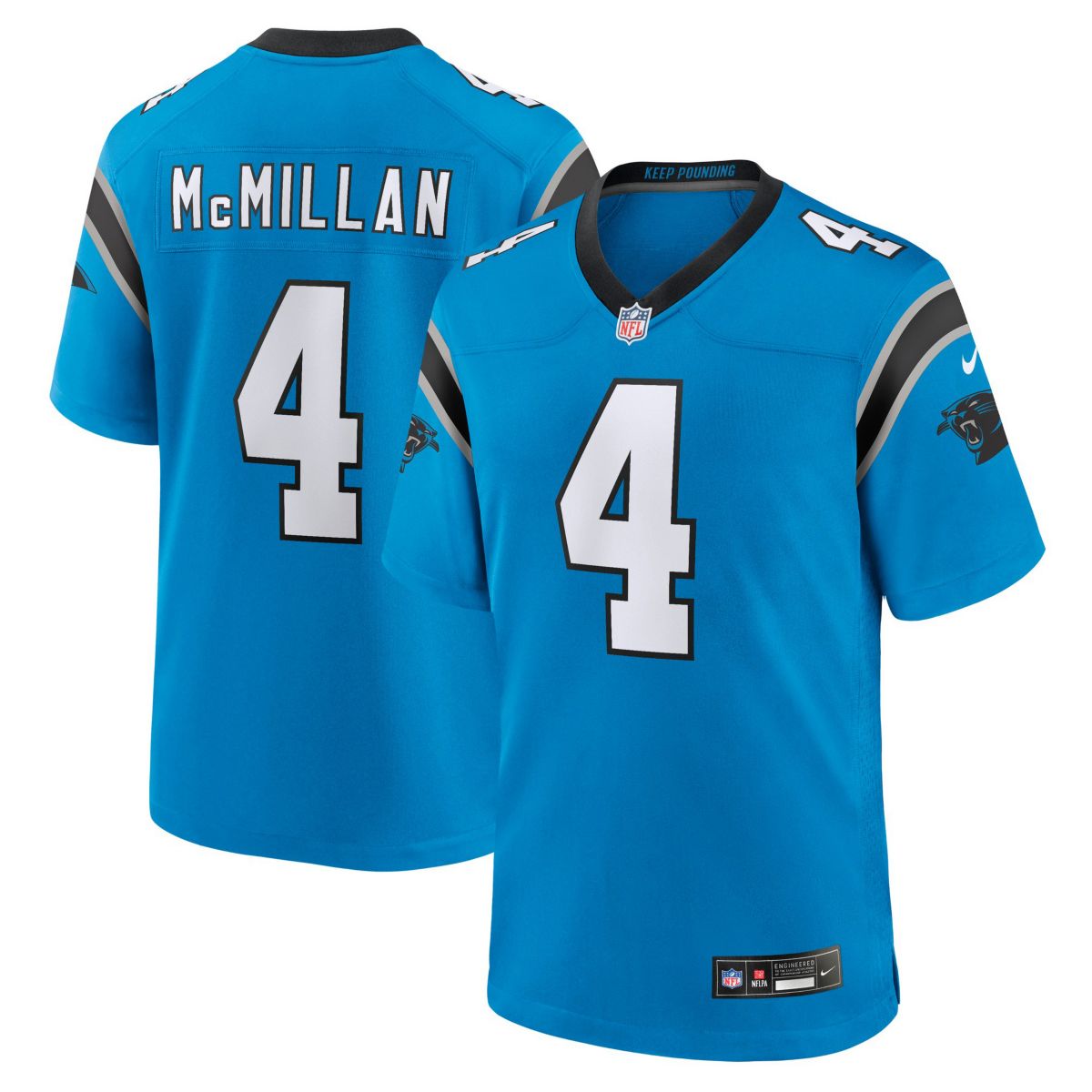 Nike Men's Carolina Panthers Xavier Legette #17 Black Game Jersey