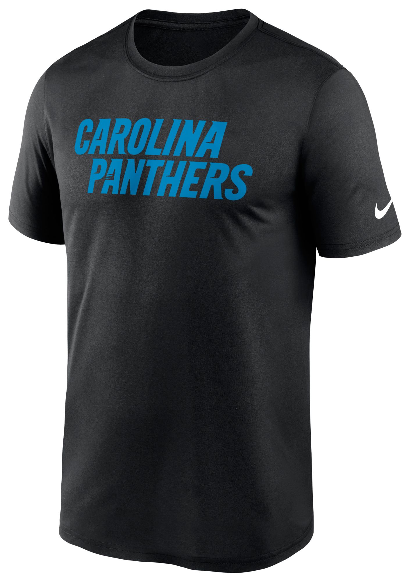 Nike Men's Carolina Panthers Black Legend Wordmark T-Shirt