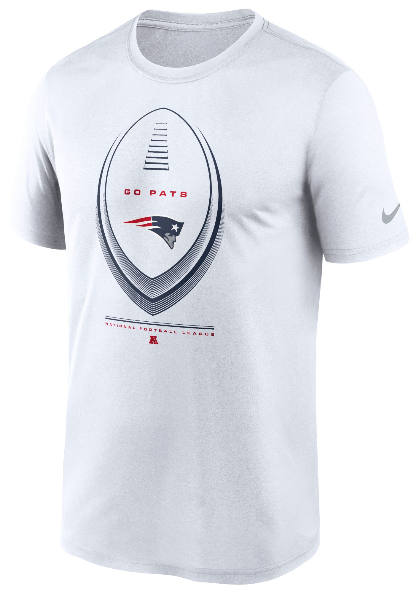 Nike Men's New England Patriots White Icon Legend T-Shirt