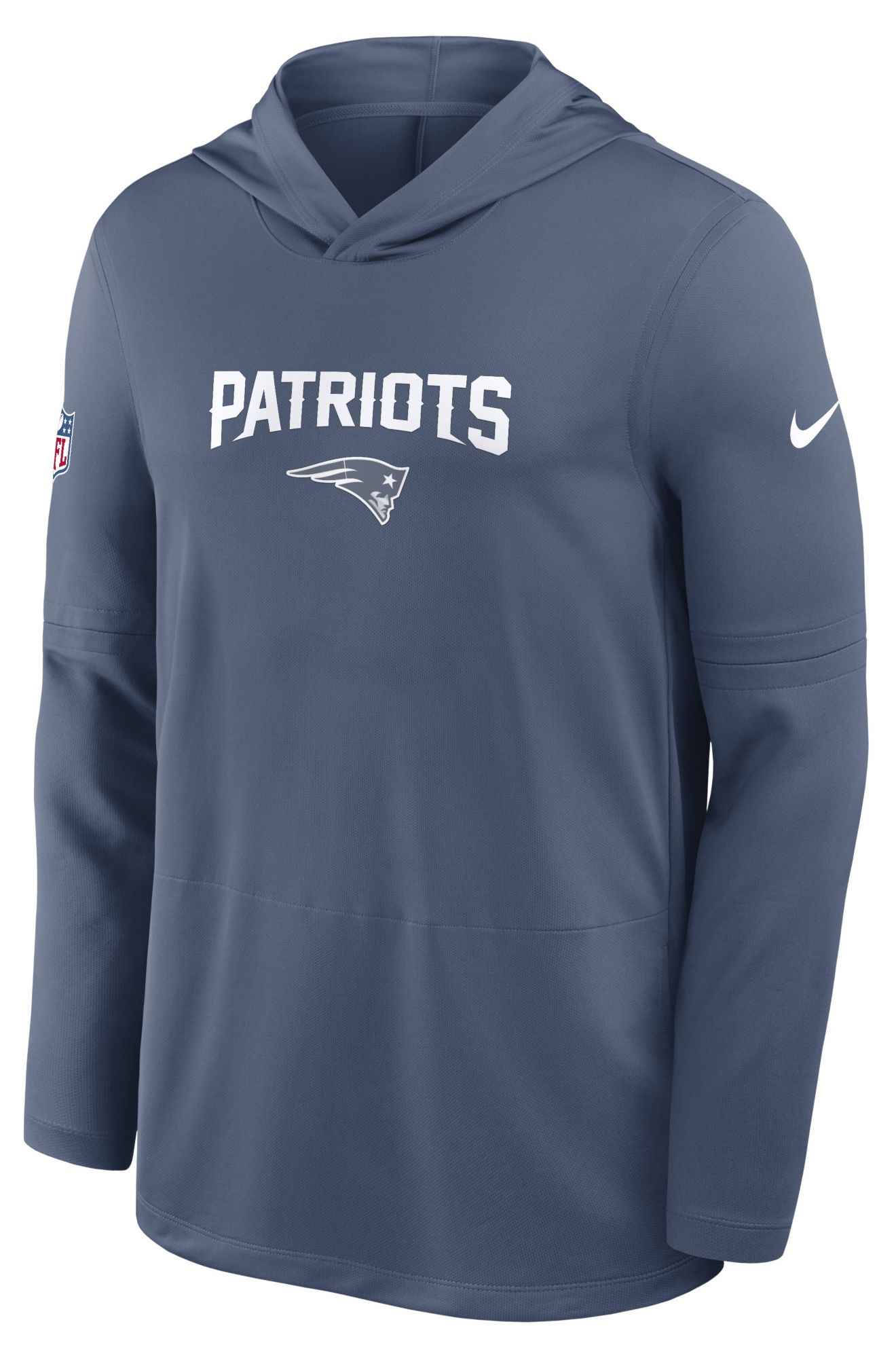 Nike Men's New England Patriots NFL Rivalries Dri-FIT Long Sleeve Hooded Shirt
