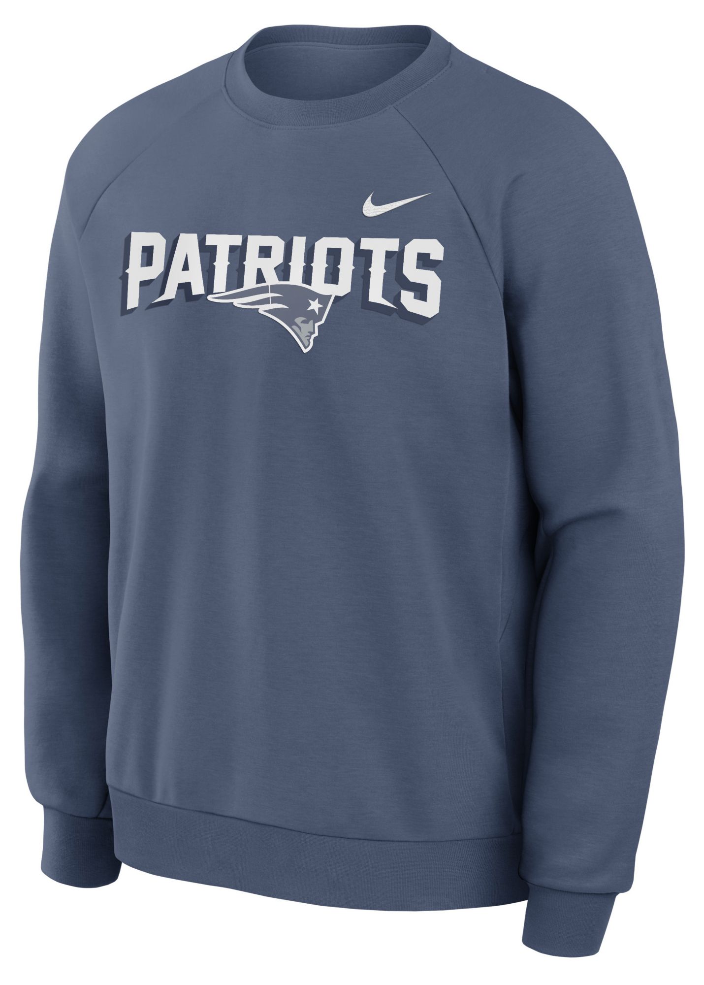 Nike Men's New England Patriots NFL Rivalries Primary Crewneck Sweatshirt