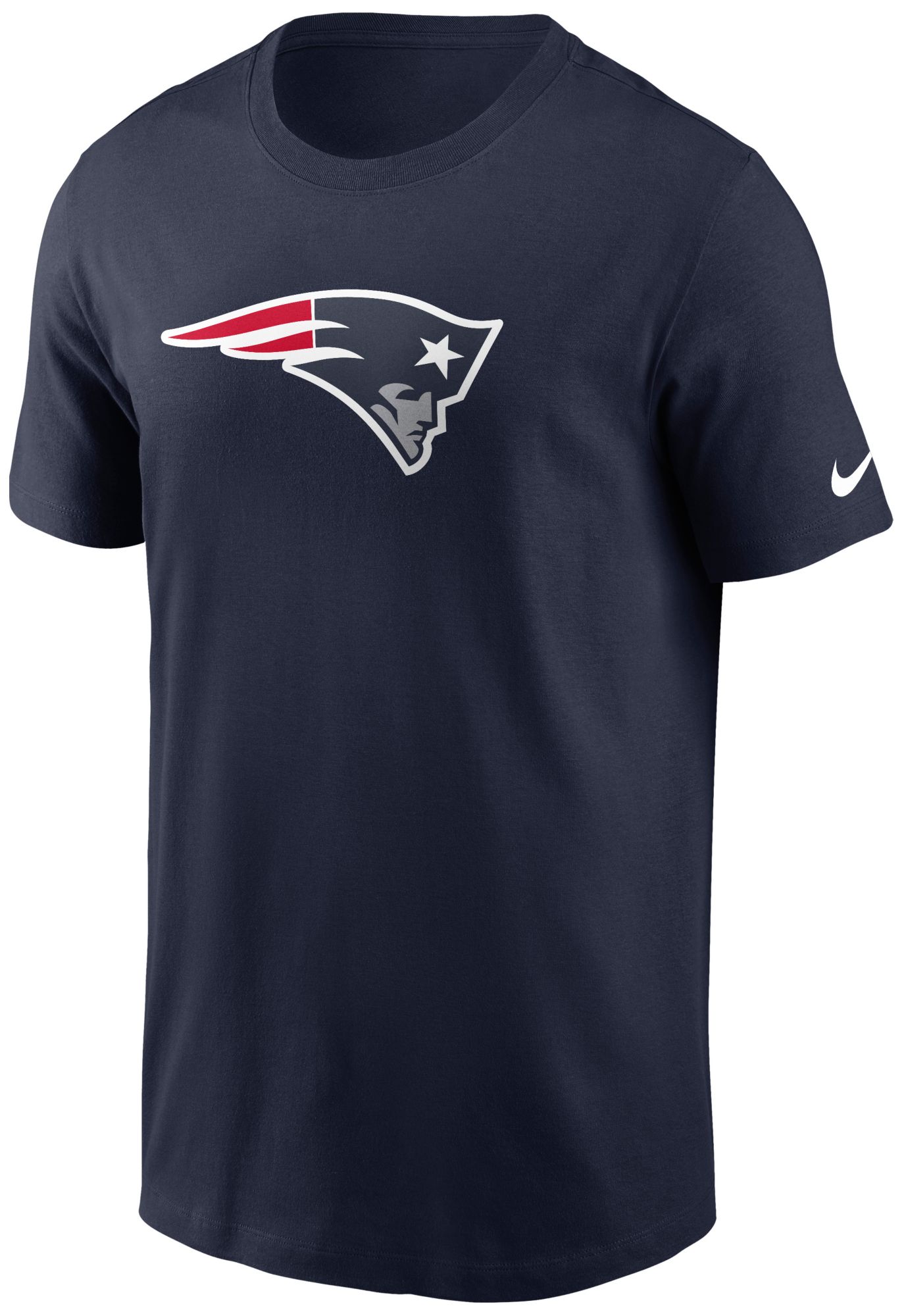 Nike Men's New England Patriots College Navy Logo Essential T-Shirt