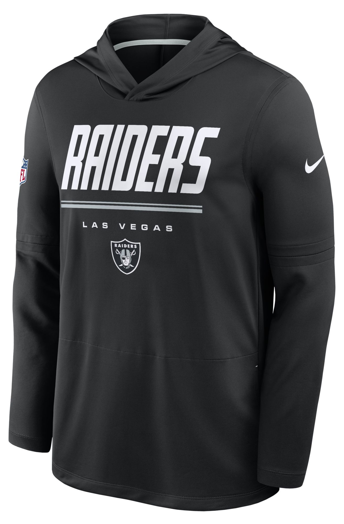 Nike Men's Las Vegas Raiders Black Long Sleeve Hooded Top