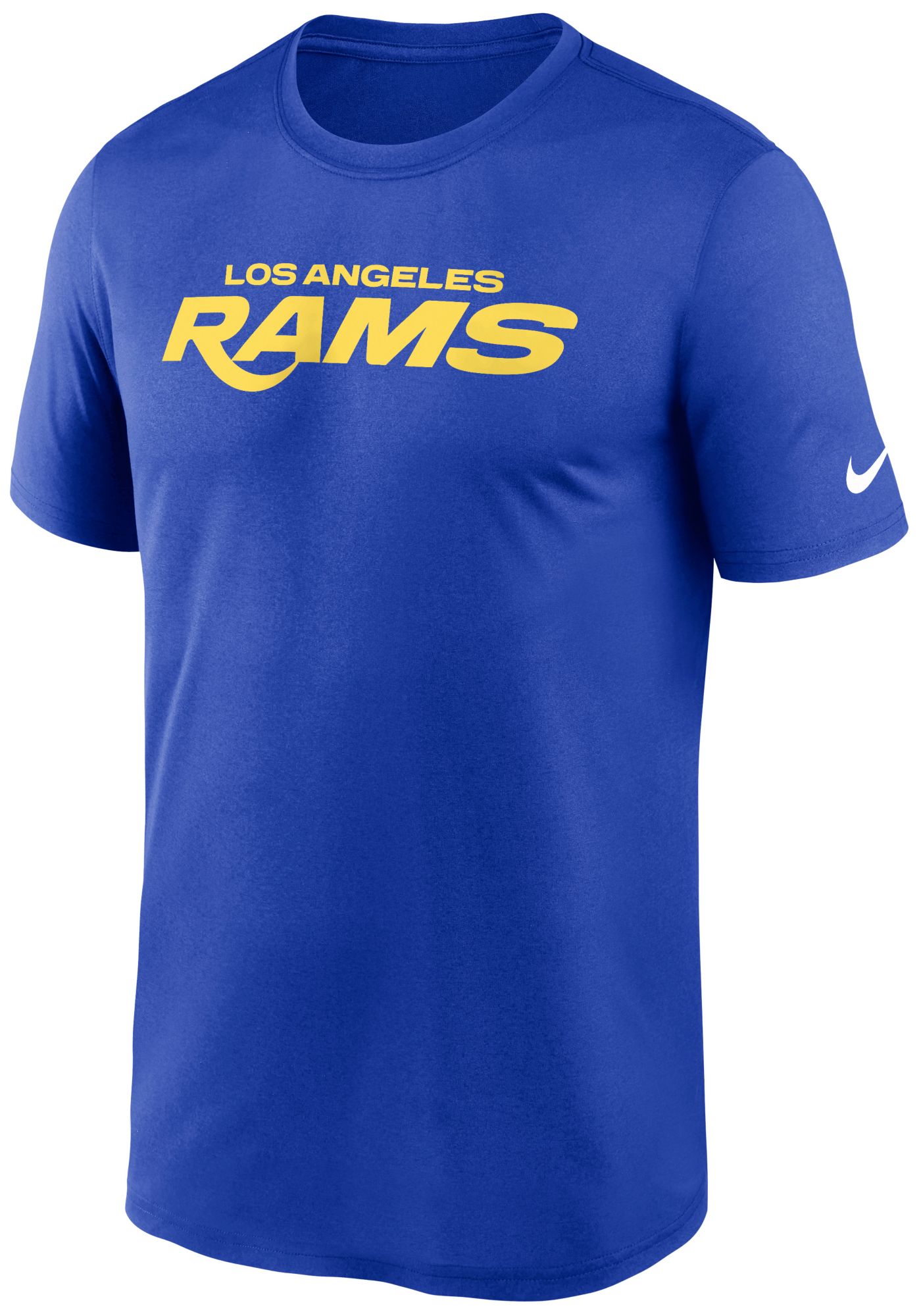 Nike Men's Los Angeles Rams Hyper Royal Wordmark T-Shirt
