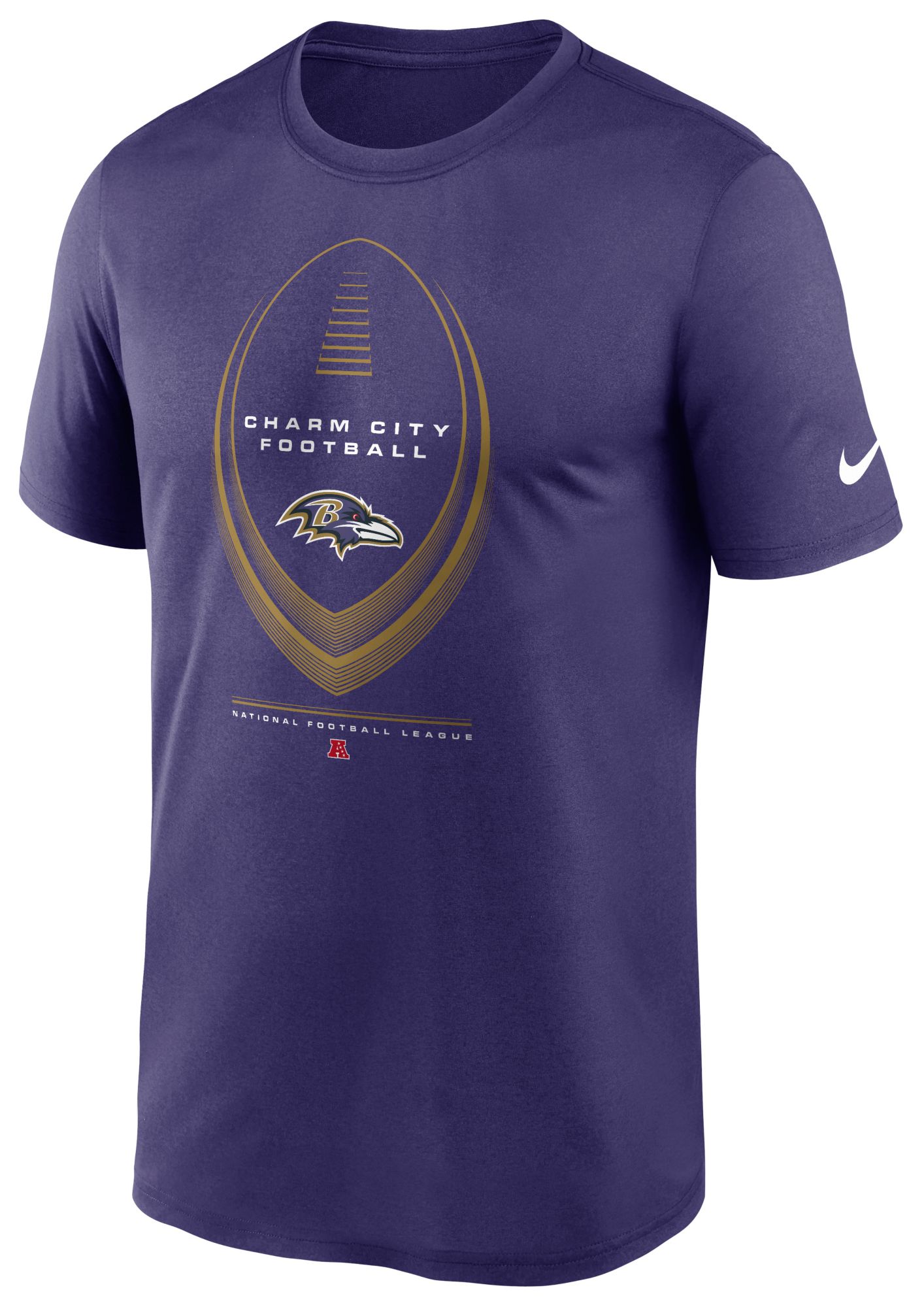 Nike Men's Baltimore Ravens Purple Icon Legend T-Shirt