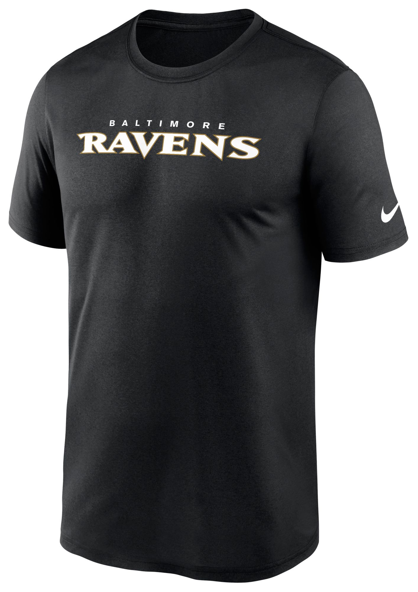 Nike Men's Baltimore Ravens Black Legend Wordmark T-Shirt