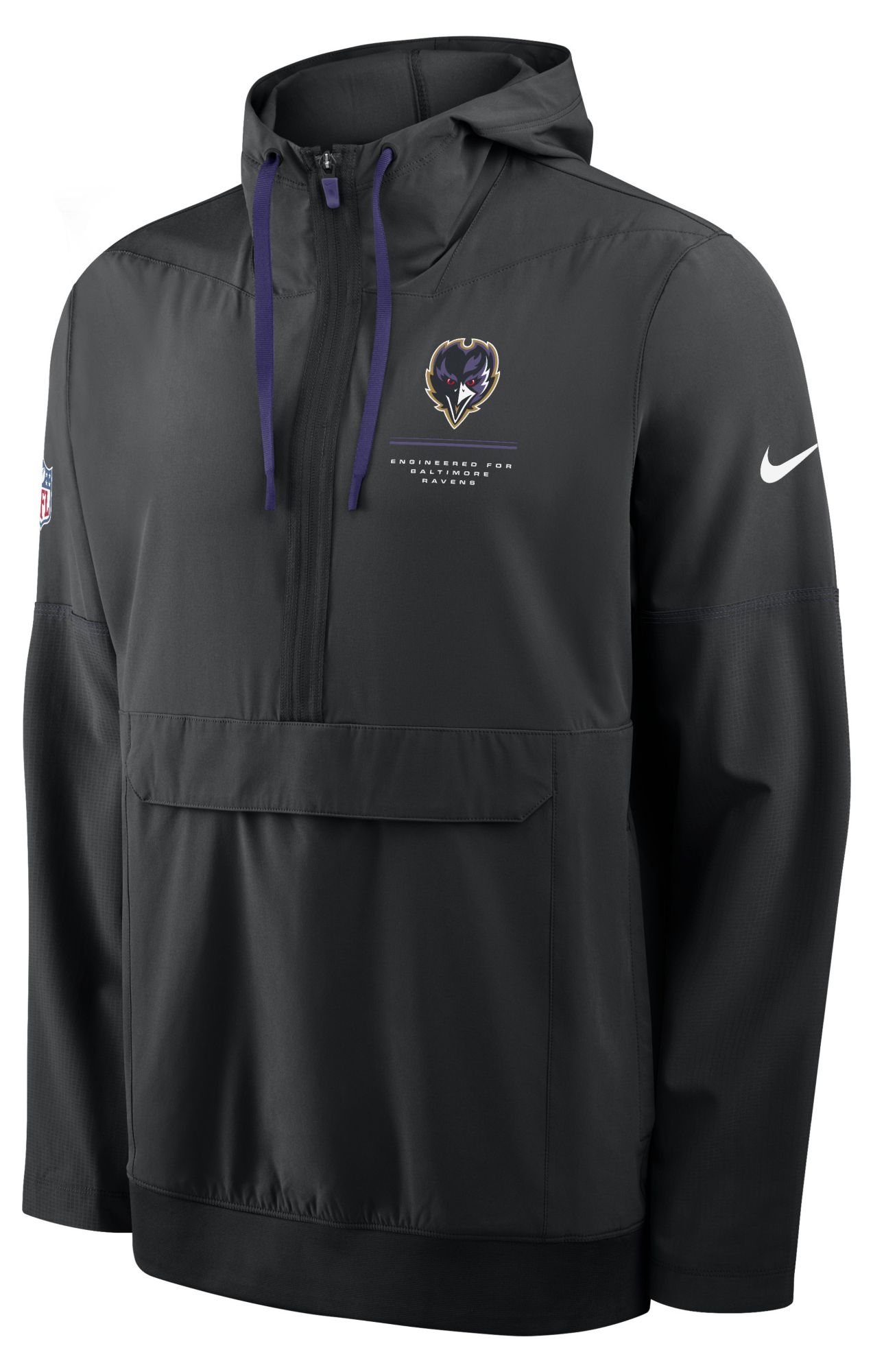 Nike Men's Baltimore Ravens Black Anorak Jacket