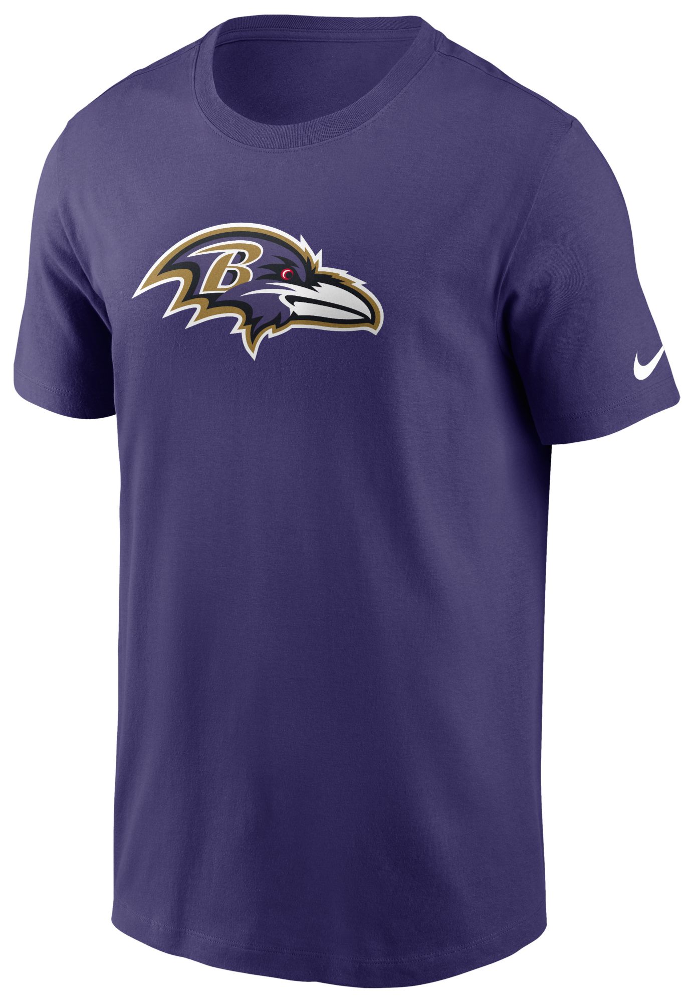 Nike Men's Baltimore Ravens New Orchid Logo Essential T-Shirt