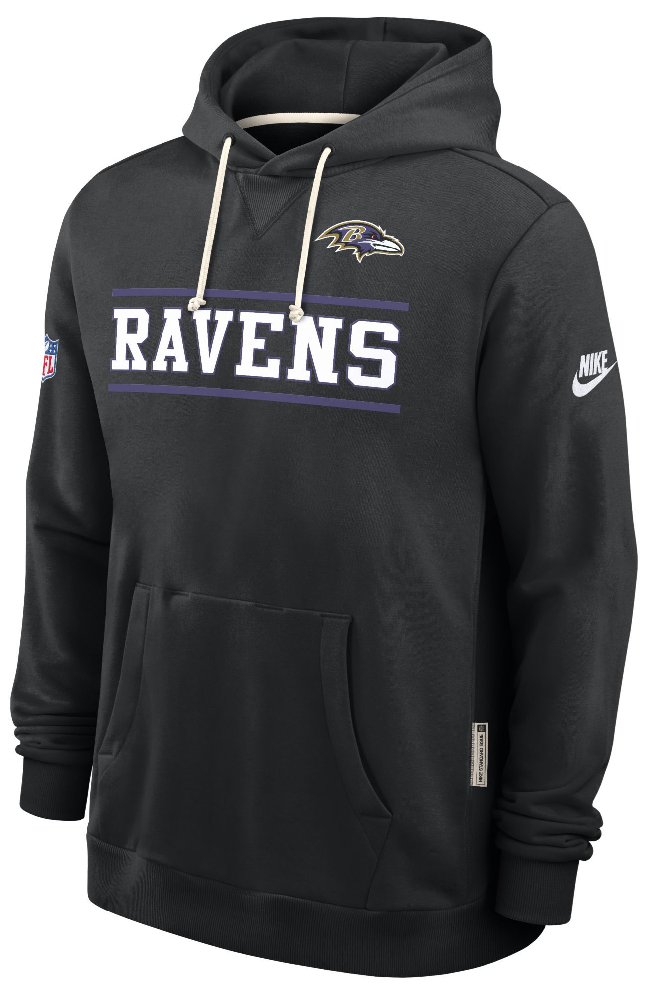 Nike Men's Baltimore Ravens Black Sideline Alternate Retro Hoodie