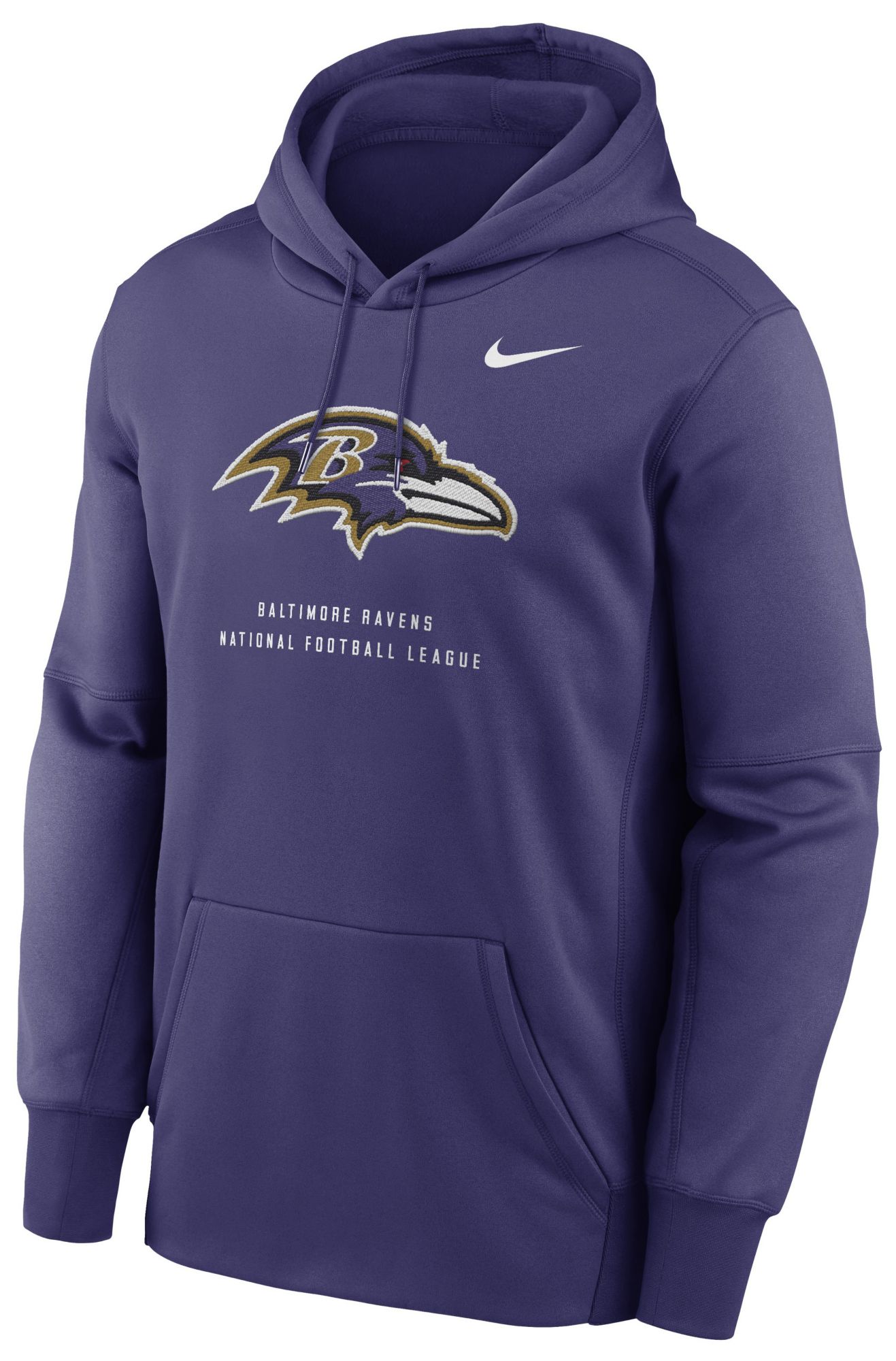 NIKE バレンタイン　パーカー　ラミエル Nike Men's Baltimore Ravens New Orchid Therma Fleece Hoodie