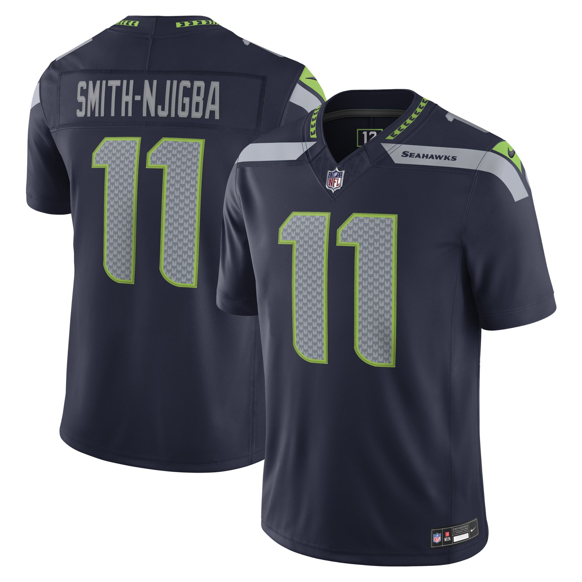 Nike Men's Seattle Seahawks Jaxon Smith-Njigba #11 Navy Home Limited Jersey