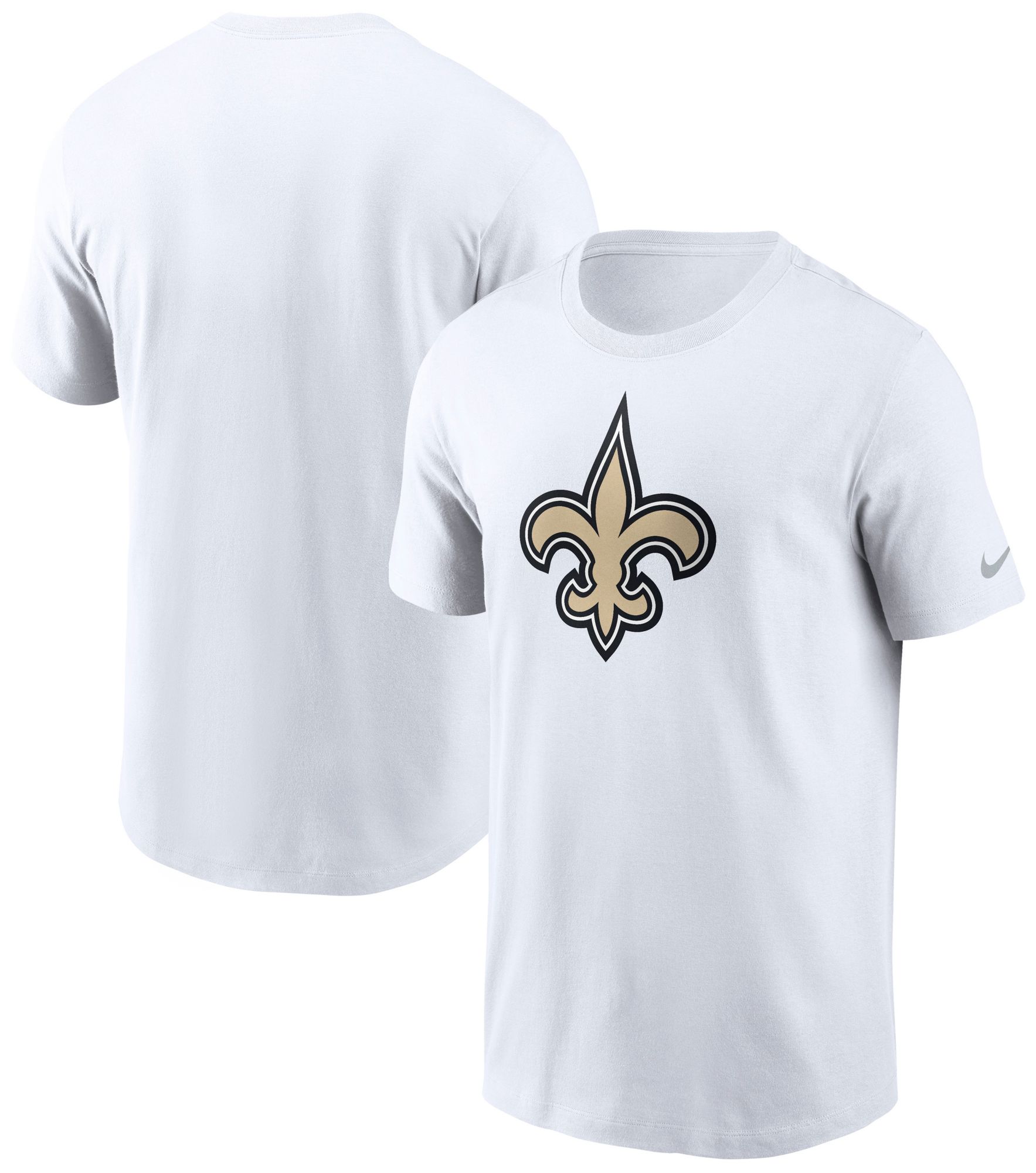 Nike Men's New Orleans Saints White Logo Essential T-Shirt