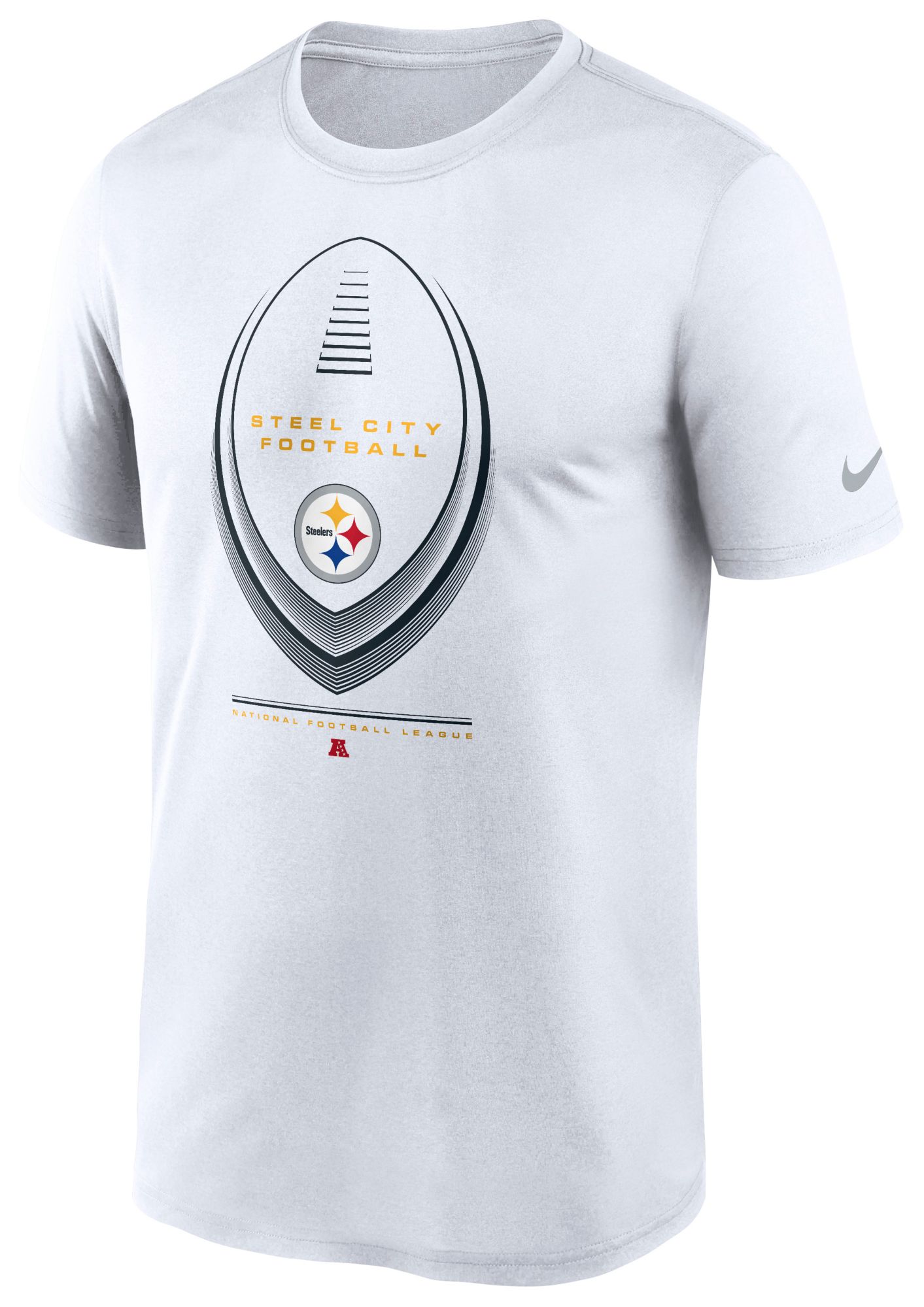 Nike Men's Pittsburgh Steelers White Icon Legend T-Shirt