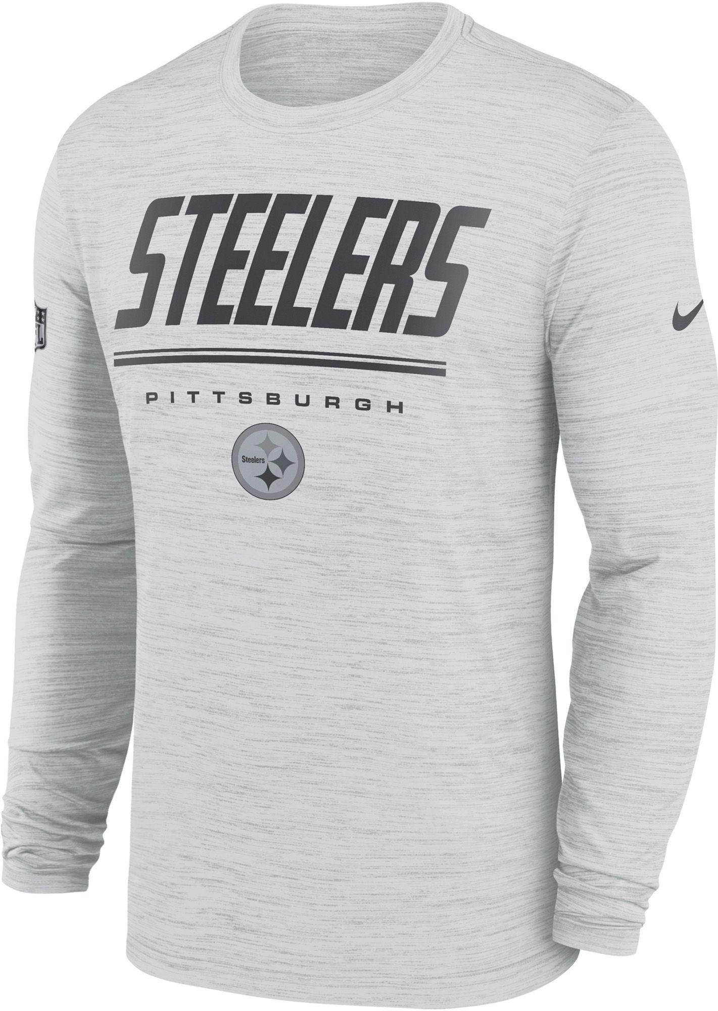 Nike Men's Pittsburgh Steelers Sideline Velocity Long Sleeve Shirt