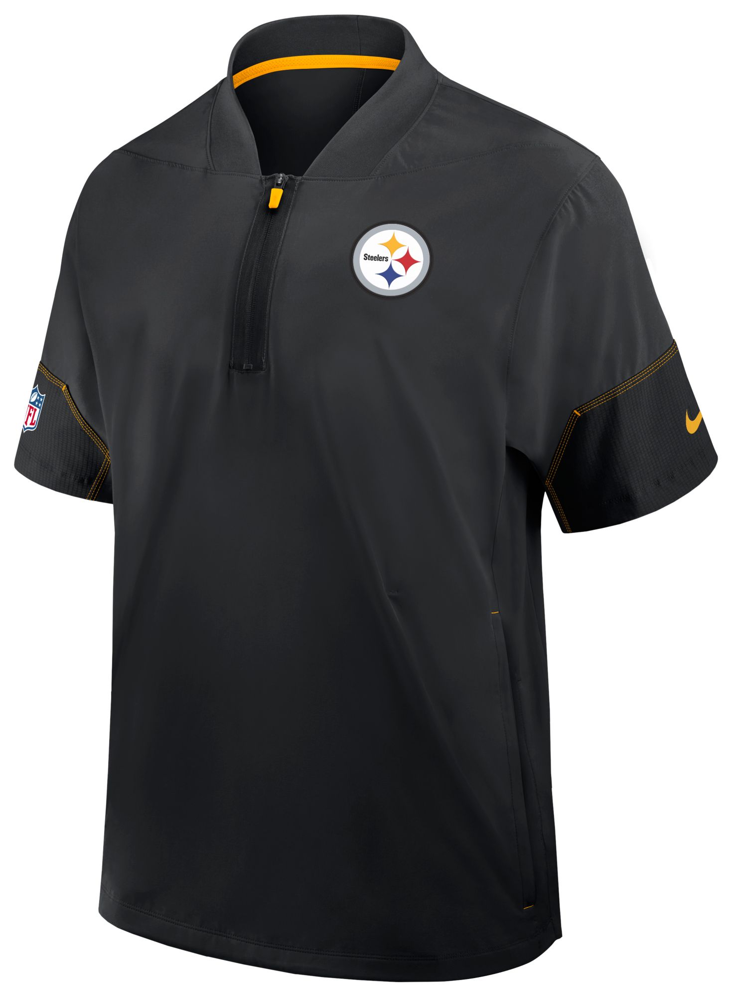 Nike Men's Pittsburgh Steelers Black Small Logo Long Sleeve Shirt
