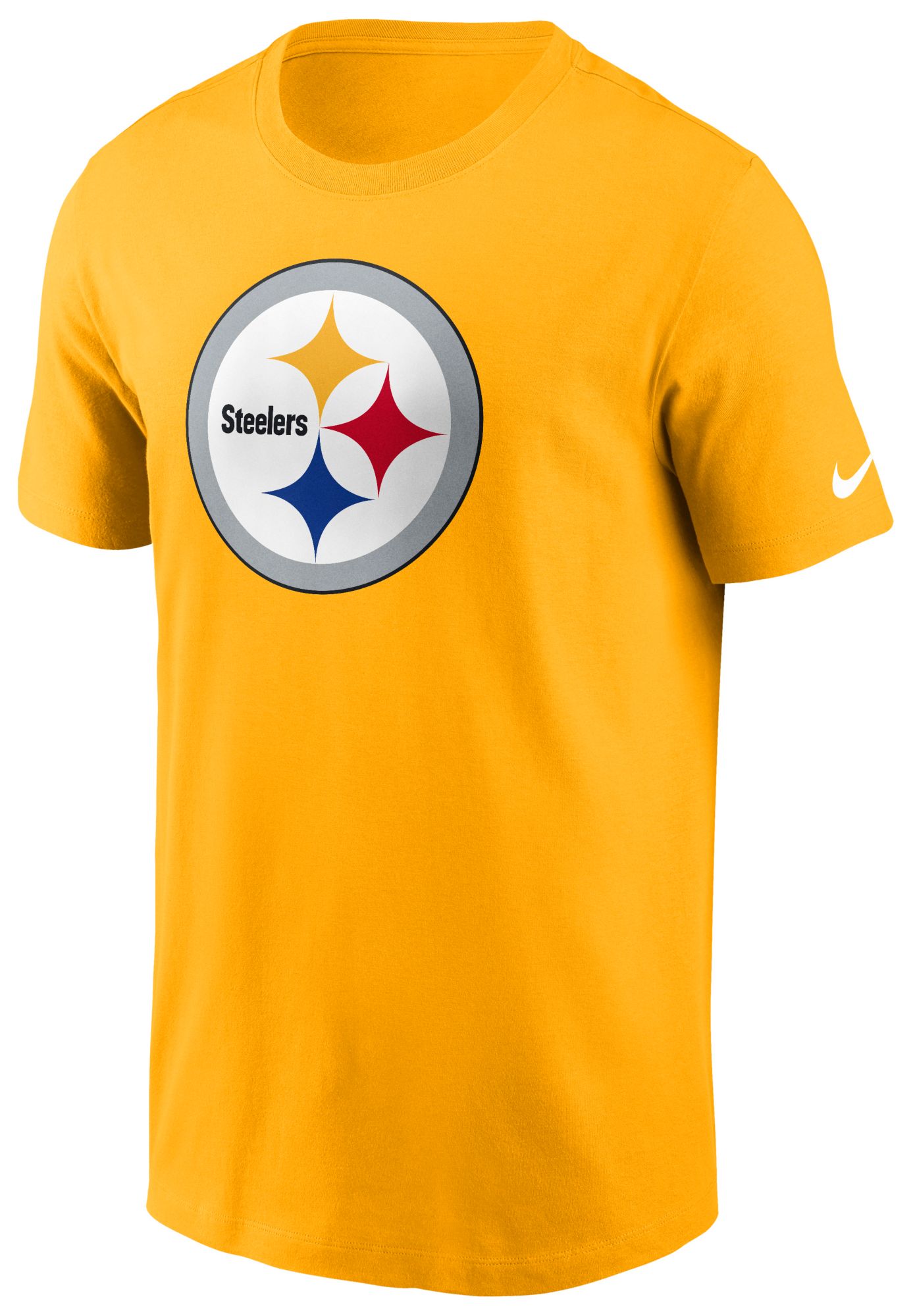 Nike Men's Pittsburgh Steelers University Gold Logo Essential T-Shirt