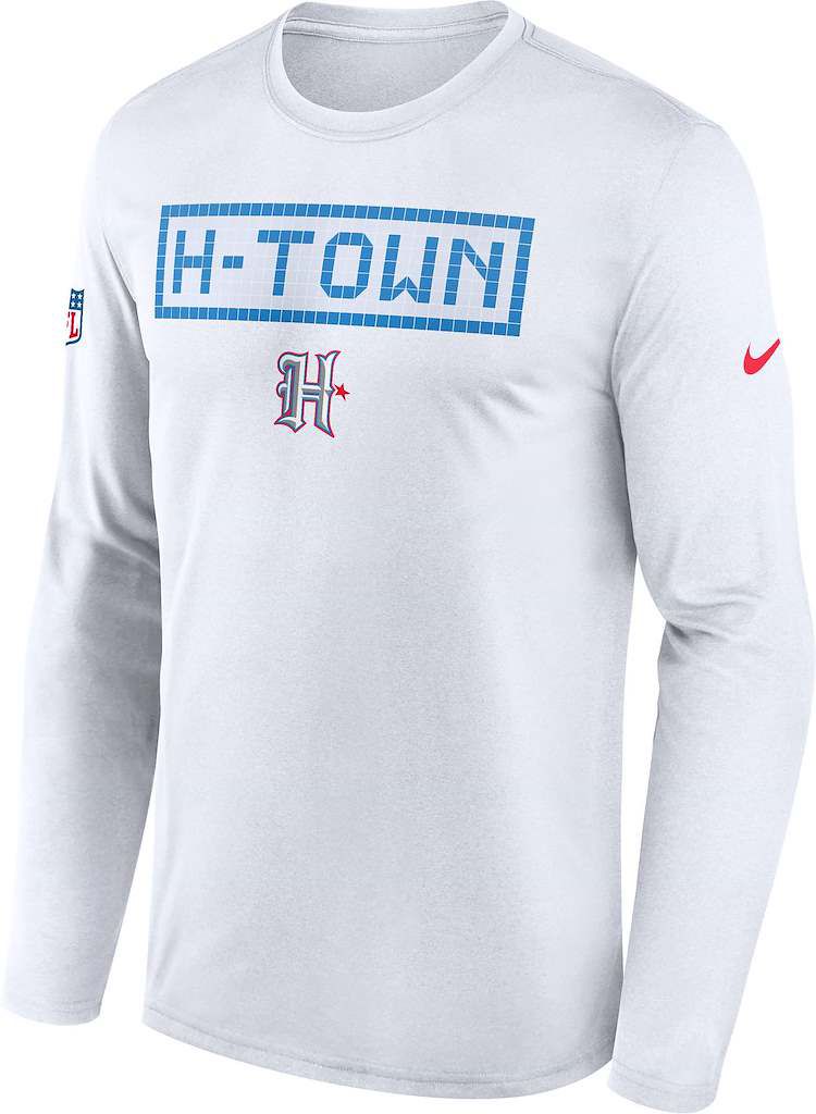 Nike Men's Houston Texans NFL Rivalries Legend Long Sleeve Shirt