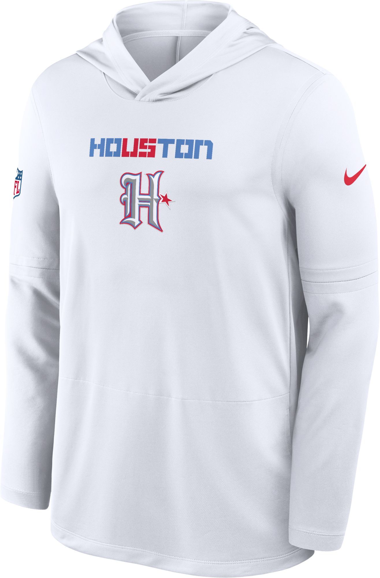 Nike Men's Houston Texans NFL Rivalries Dri-FIT Long Sleeve Hooded Shirt